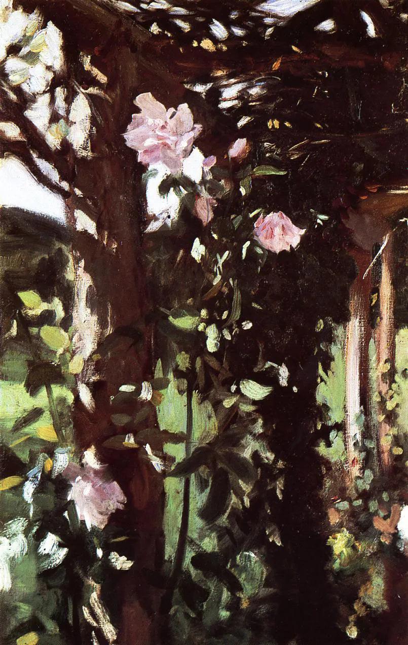 A Rose Trellis (Roses at Oxfordshire), c.1886 - John Singer Sargent