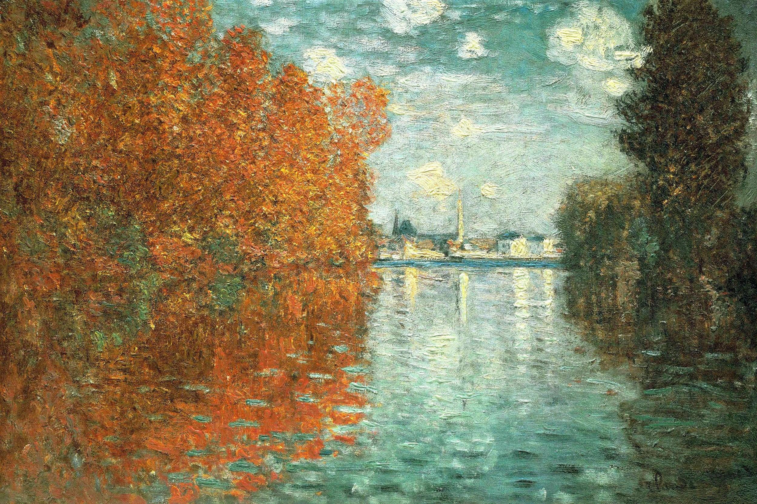 Autumn Effect at Argenteuil Claude Monet