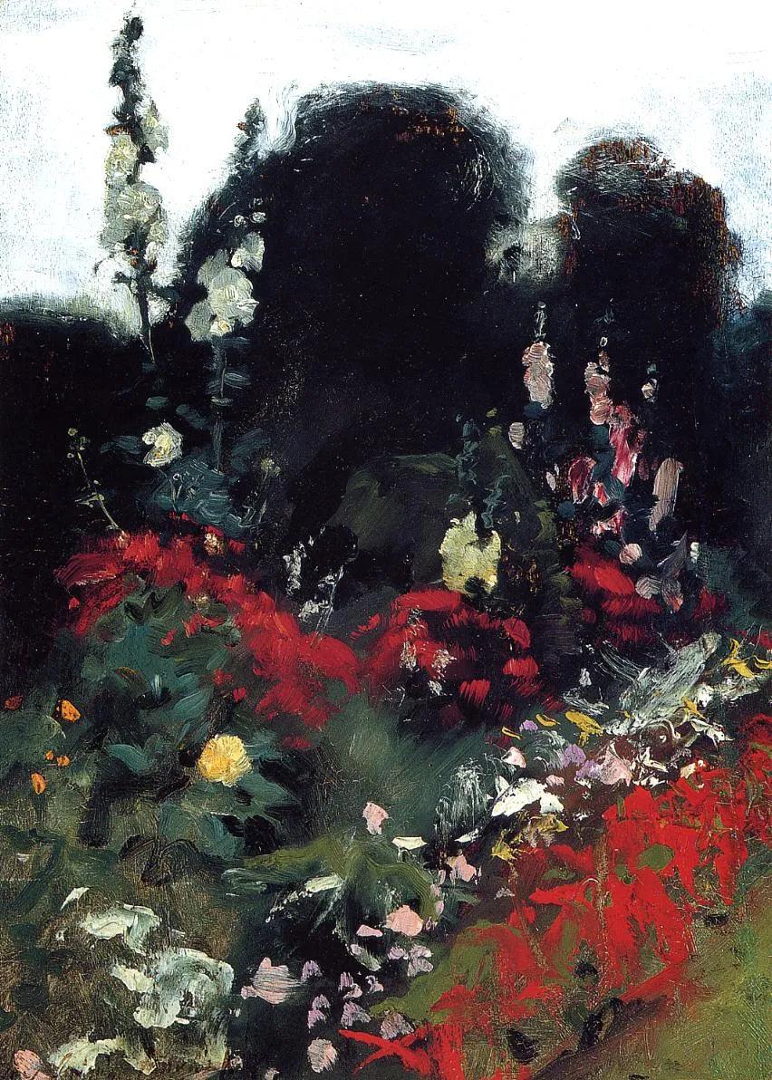 Corner of a Garden, c.1879 - John Singer Sargent