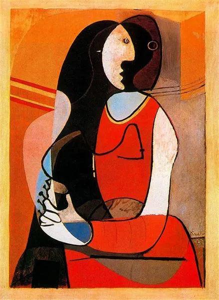 Rococo Masters Studies: "Seated Woman - 1927" Pablo Picasso