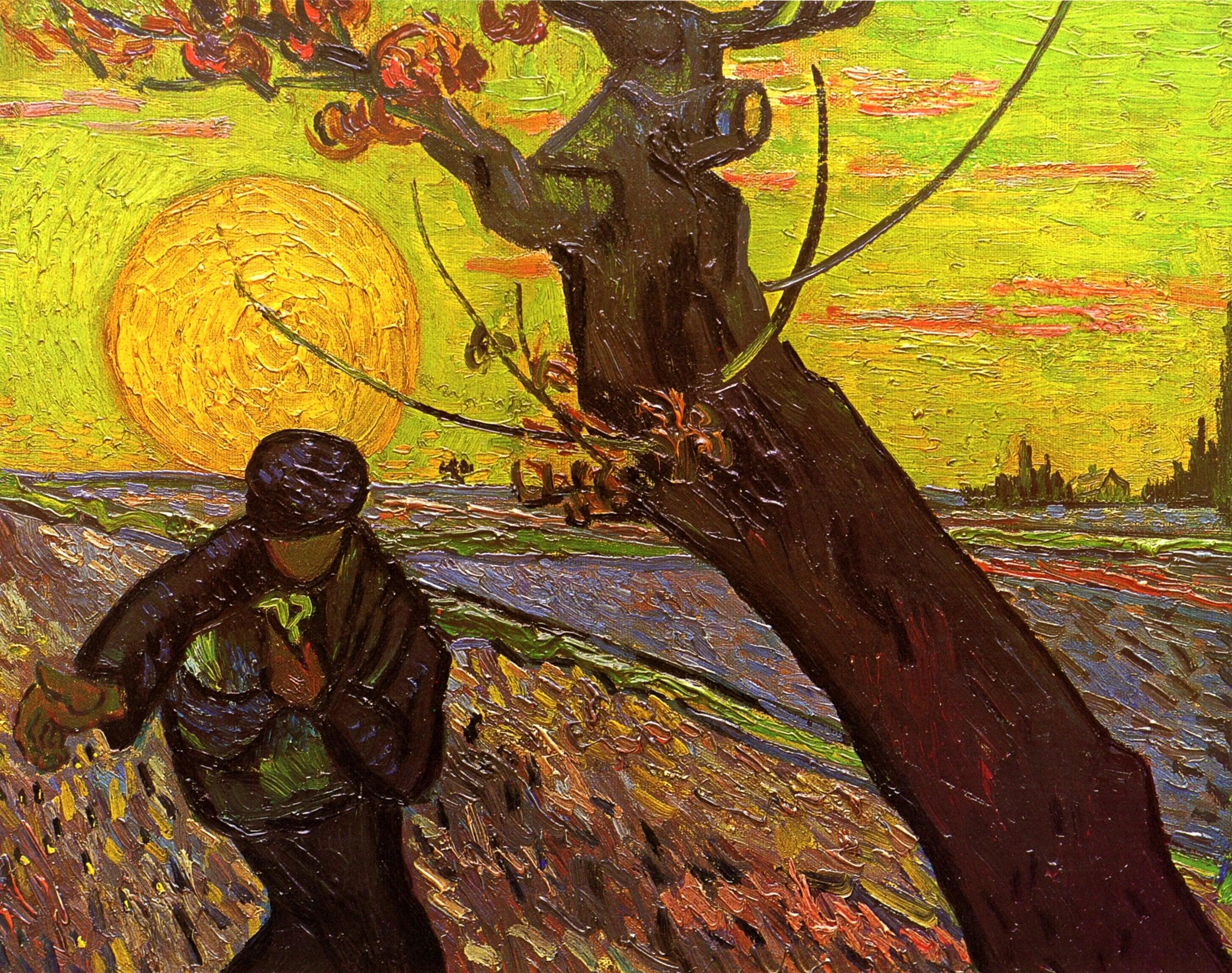 Rococo Masters Studies - "Sower 1888" - Vincent Van Gogh