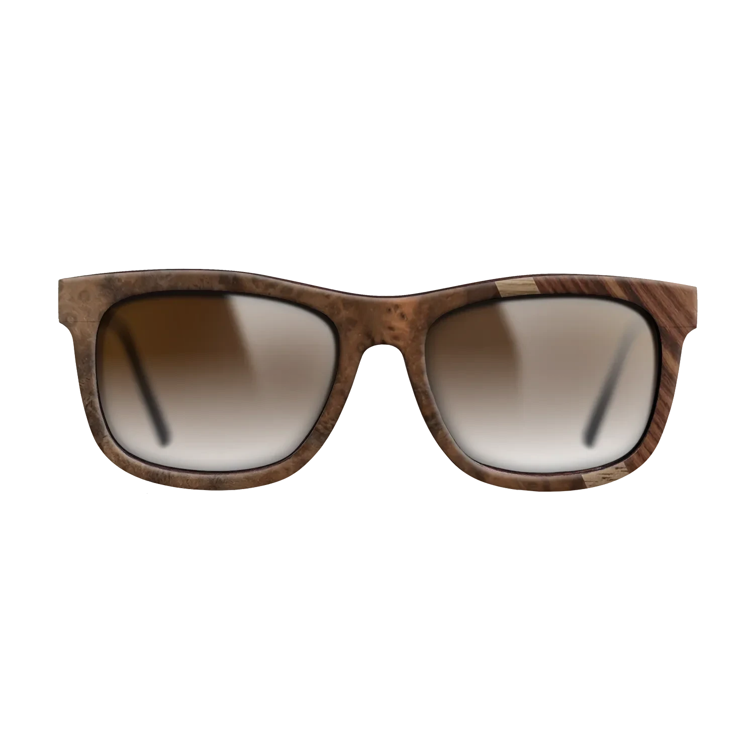 Walnut: Straight Grain,Walnut Burl,Kingwood: Angle Cut - The Hero - Square - 764 - SIRIS wood optic