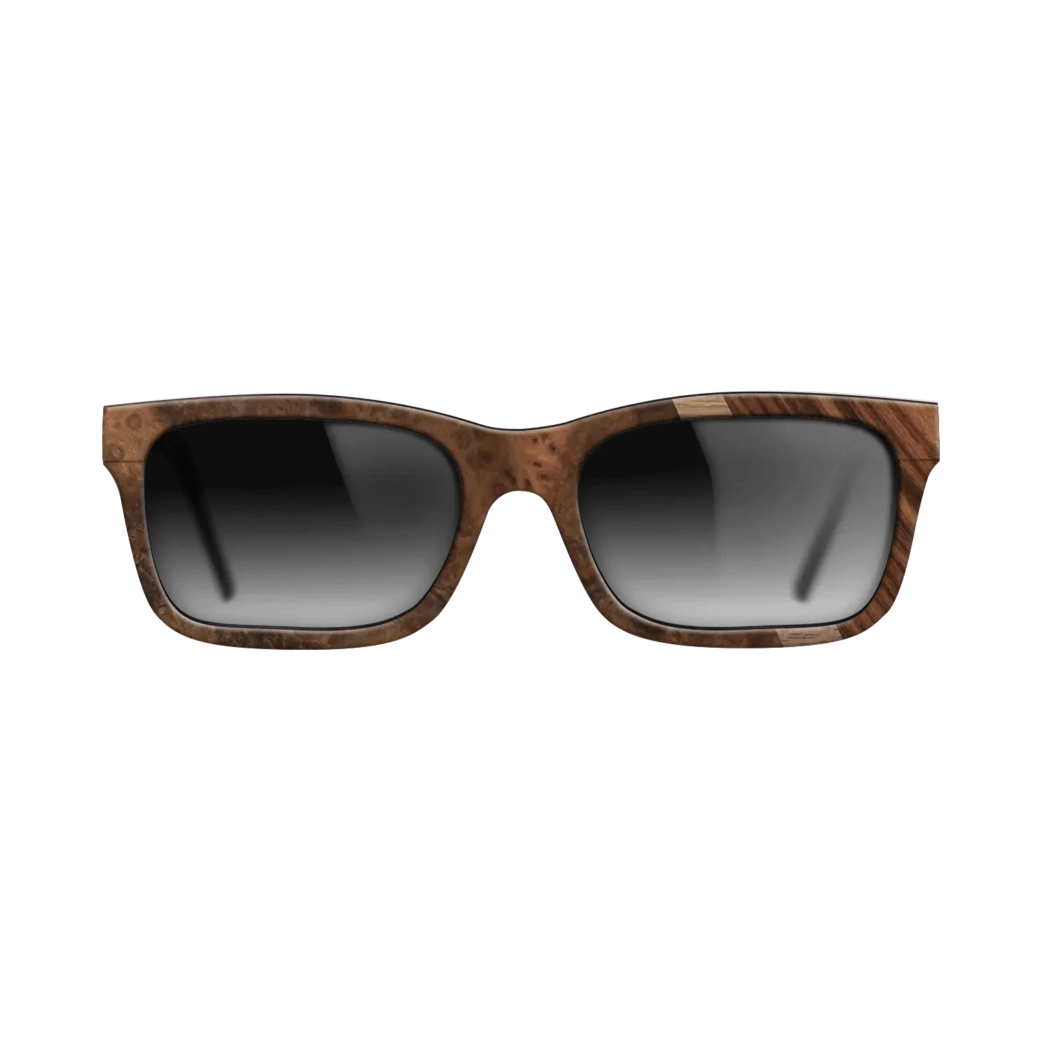 Walnut: Straight Grain,Walnut Burl,Kingwood: Angle Cut - The Sage - Rectangle - 764 - SIRIS wood optic