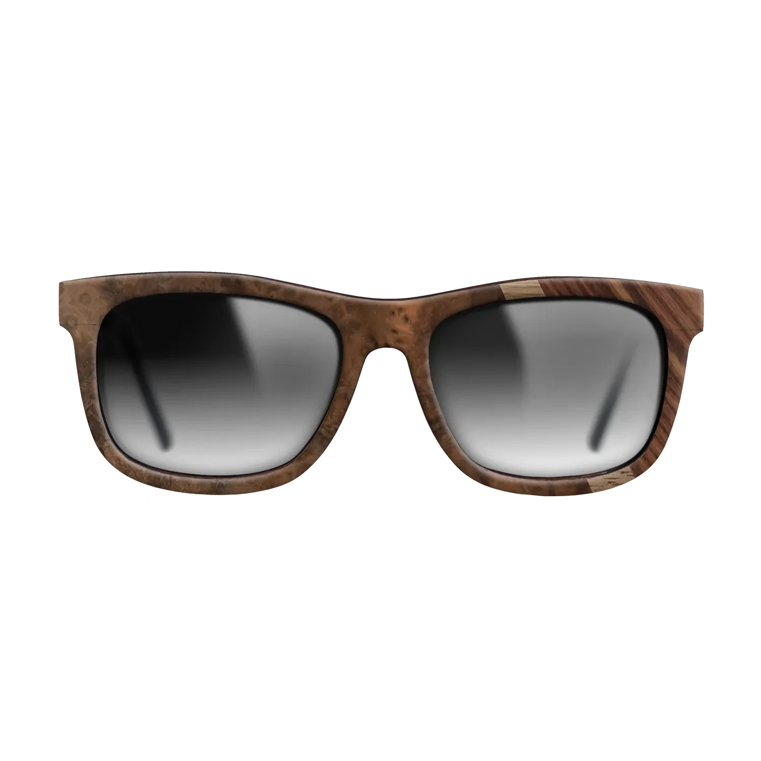 Walnut: Straight Grain,Walnut Burl,Kingwood: Angle Cut - The Hero - Square - 764 - SIRIS wood optic