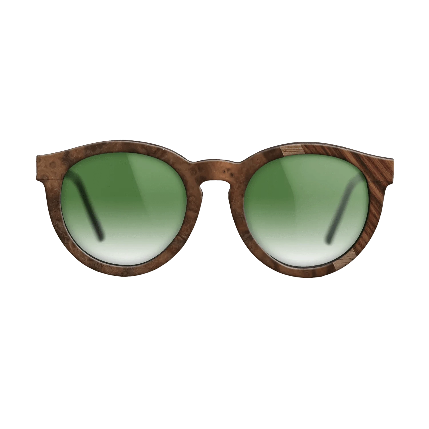 Walnut: Straight Grain,Walnut Burl,Kingwood: Angle Cut - The Rebel - Round - 764 - SIRIS wood optic