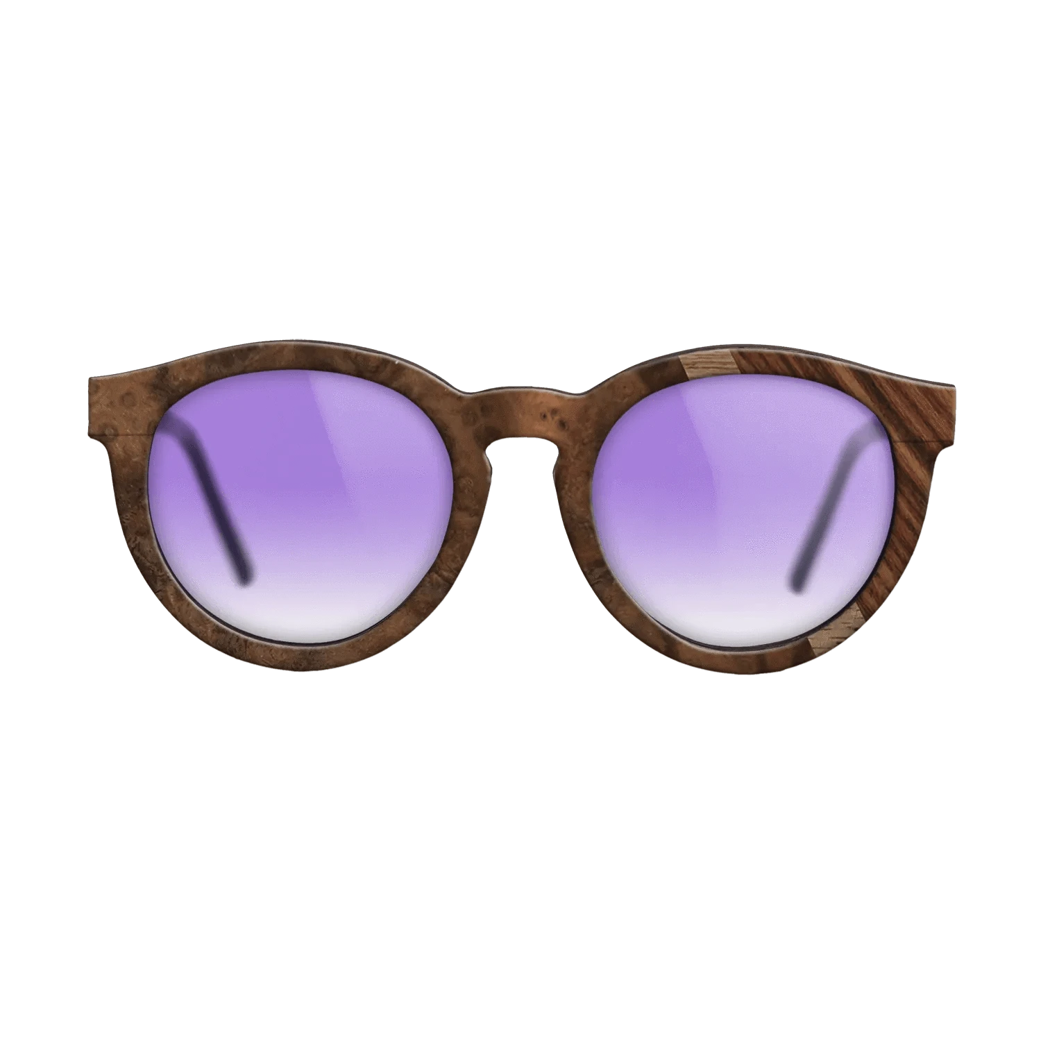 Walnut: Straight Grain,Walnut Burl,Kingwood: Angle Cut - The Rebel - Round - 764 - SIRIS wood optic