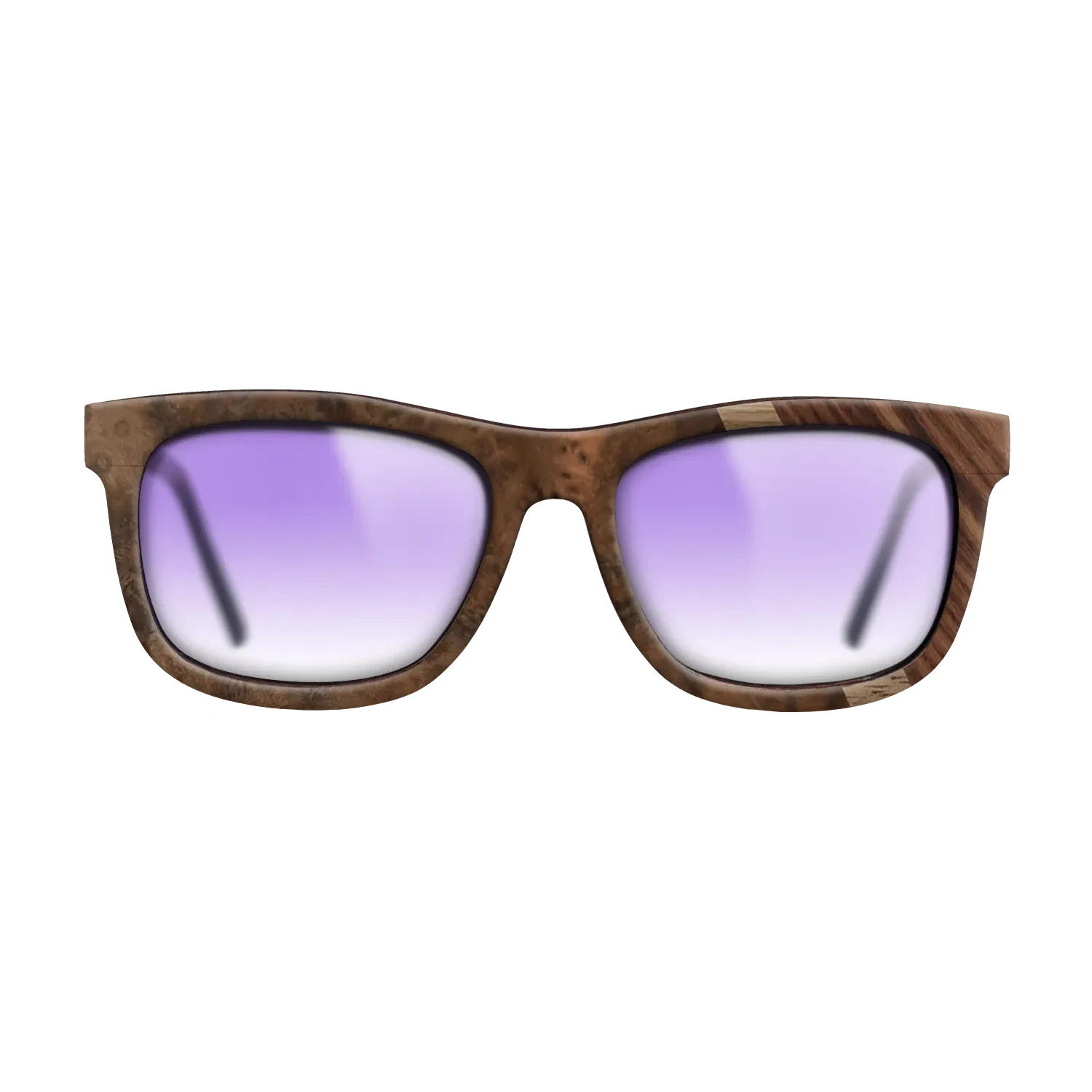 Walnut: Straight Grain,Walnut Burl,Kingwood: Angle Cut - The Hero - Square - 764 - SIRIS wood optic