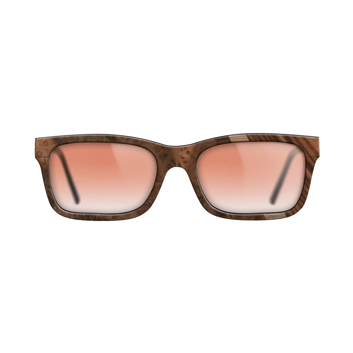 Walnut: Straight Grain,Walnut Burl,Kingwood: Angle Cut - The Sage - Rectangle - 764 - SIRIS wood optic