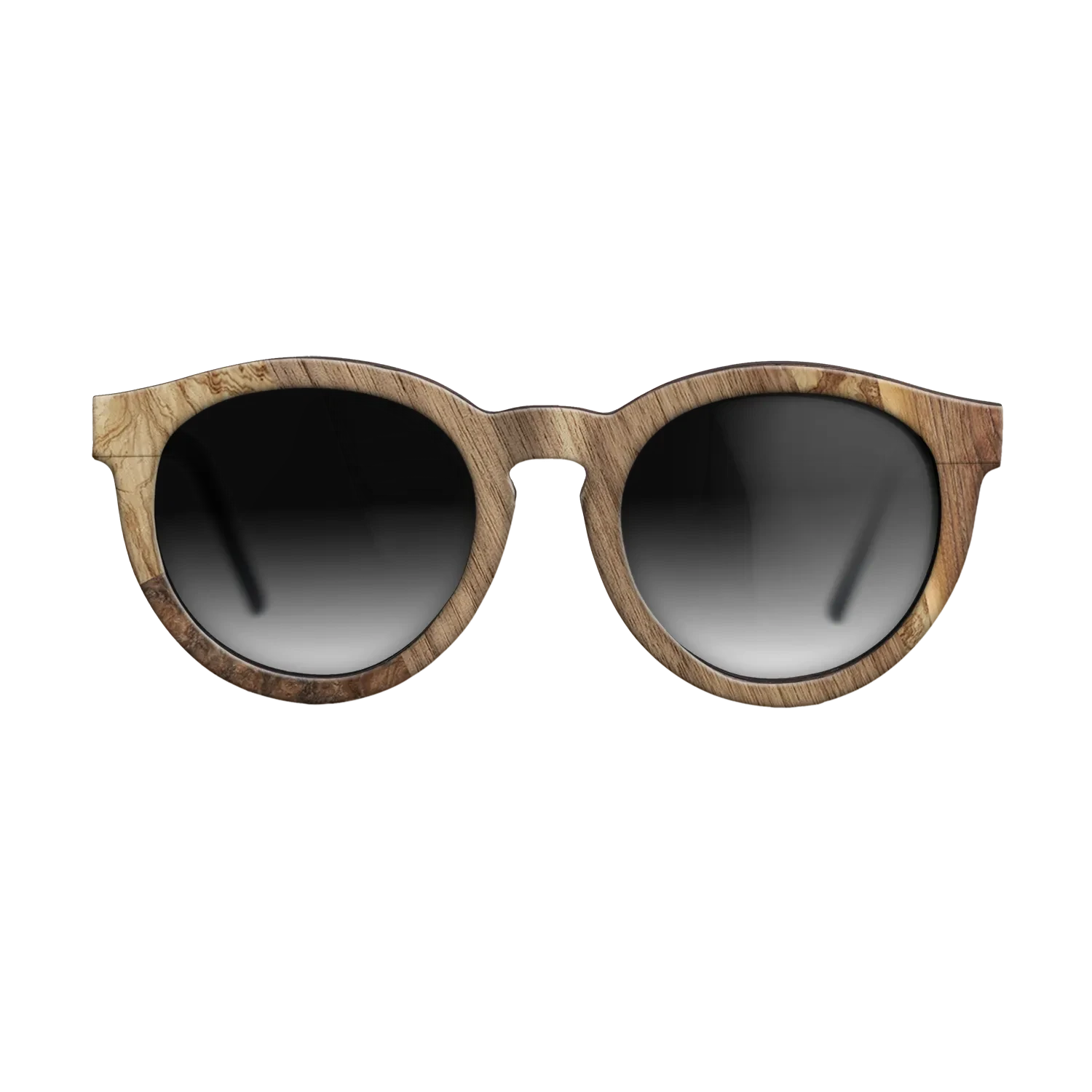 Koa,Olive Burl,Walnut Burl,Walnut: Straight Grain,Walnut Claro Light,Louro Preto: Geometric - The Rebel - Round - 1618 - SIRIS wood optic