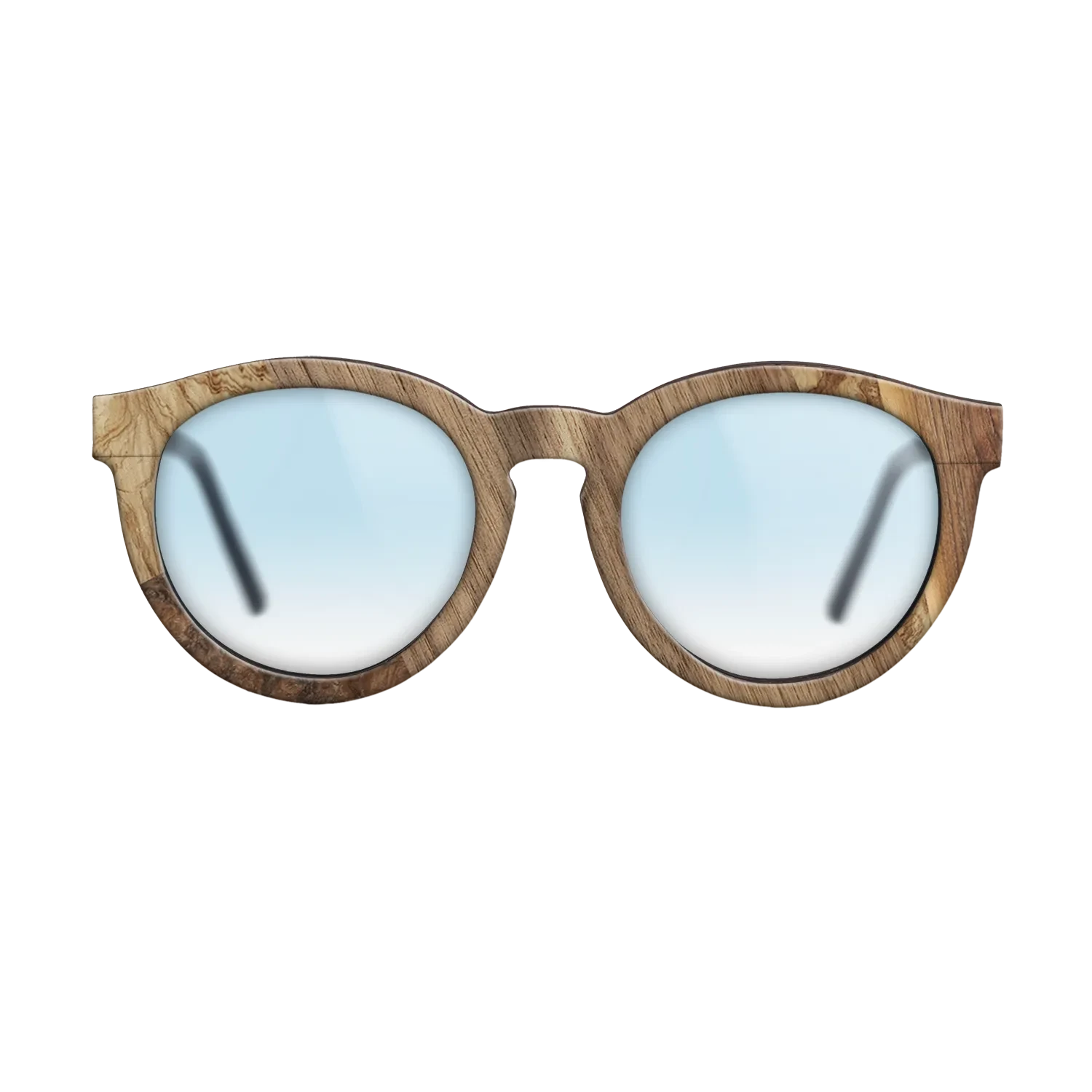 Koa,Olive Burl,Walnut Burl,Walnut: Straight Grain,Walnut Claro Light,Louro Preto: Geometric - The Rebel - Round - 1618 - SIRIS wood optic