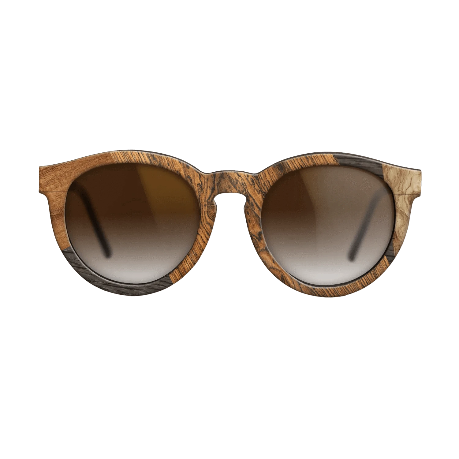 Santos Rosewood Dark,Fumed Oak,Bocote,Rosewood Reconstituted,Koa: Geometric - The Rebel - Round - 1473 - SIRIS wood optic