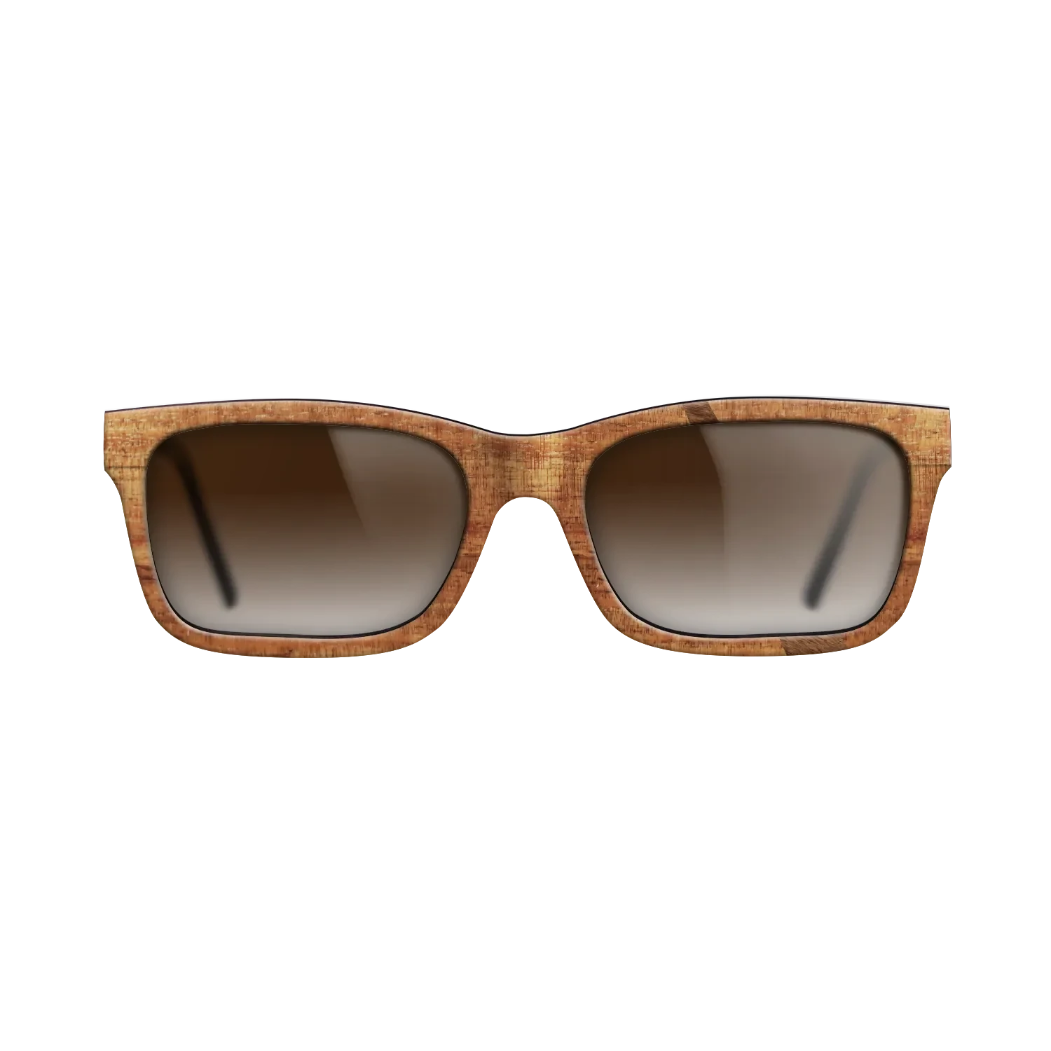 Ziricote Dark Quartered,Koa: Wedge - The Sage - Rectangle - 1156 - SIRIS wood optic