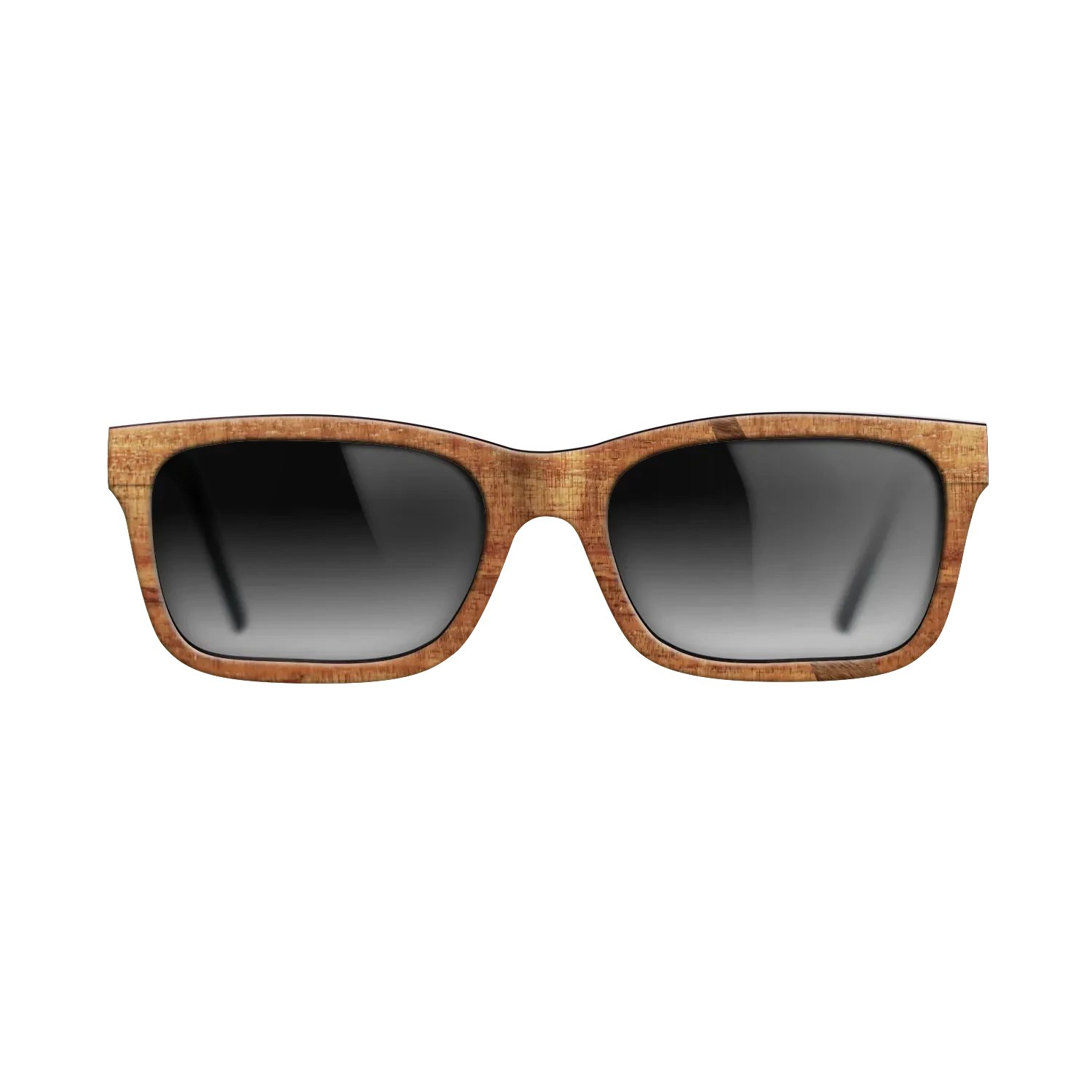 Ziricote Dark Quartered,Koa: Wedge - The Sage - Rectangle - 1156 - SIRIS wood optic