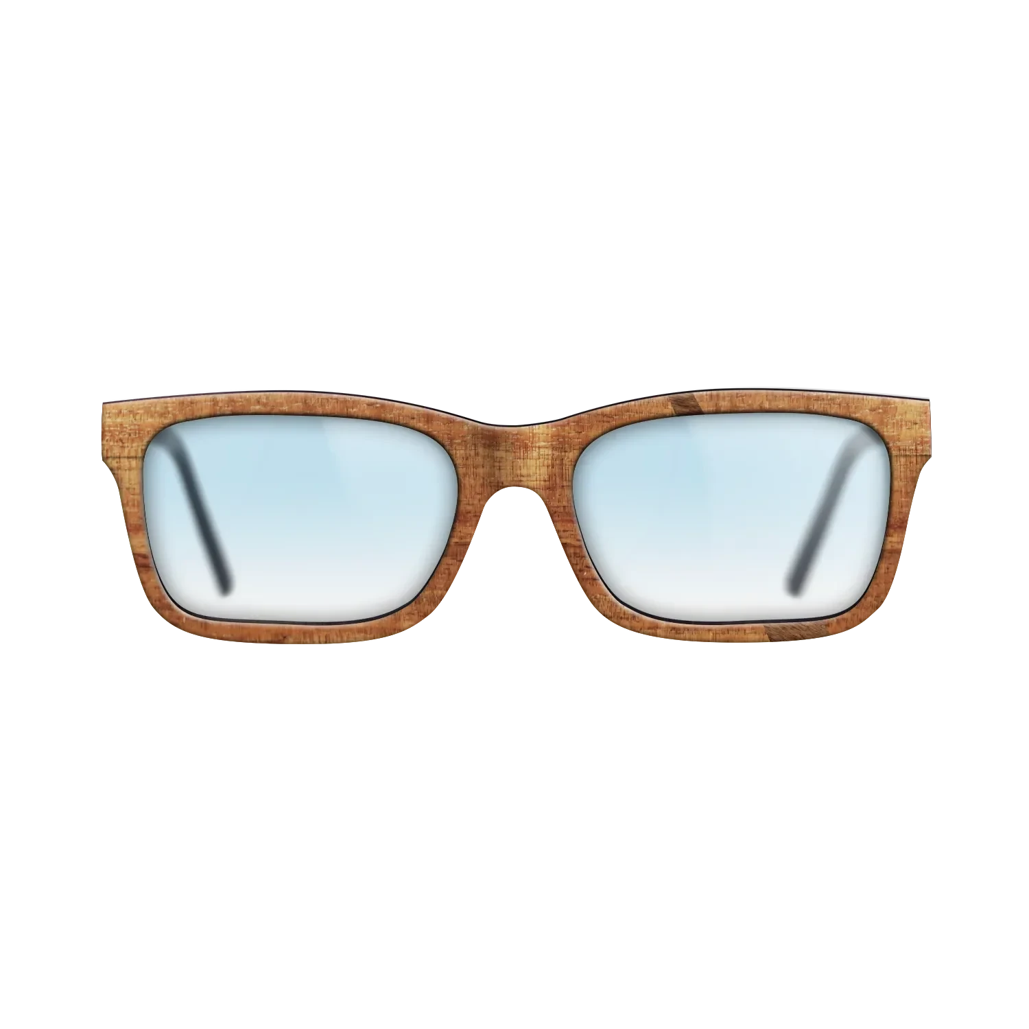 Ziricote Dark Quartered,Koa: Wedge - The Sage - Rectangle - 1156 - SIRIS wood optic