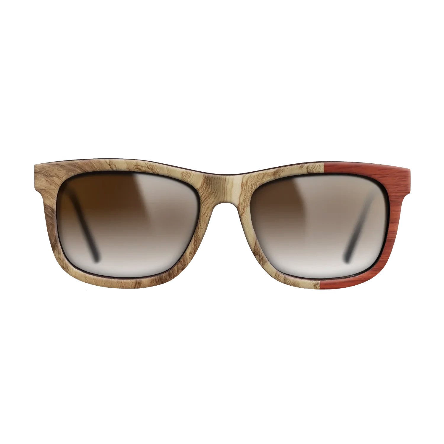 Walnut: Straight Grain,Santos Rosewood Dark,Wenge,Fumed Eucalyptus: Wedge - The Hero - Square - 1447 - SIRIS wood optic