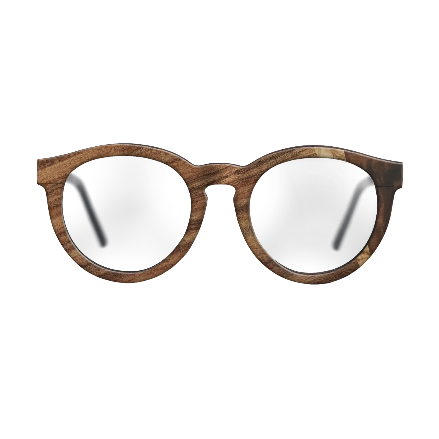 Italian Ebony,Santos Rosewood Dark,Olive Burl,Wenge,Fumed Eucalyptus: Wedge - The Rebel - Round - 1355 - SIRIS wood optic