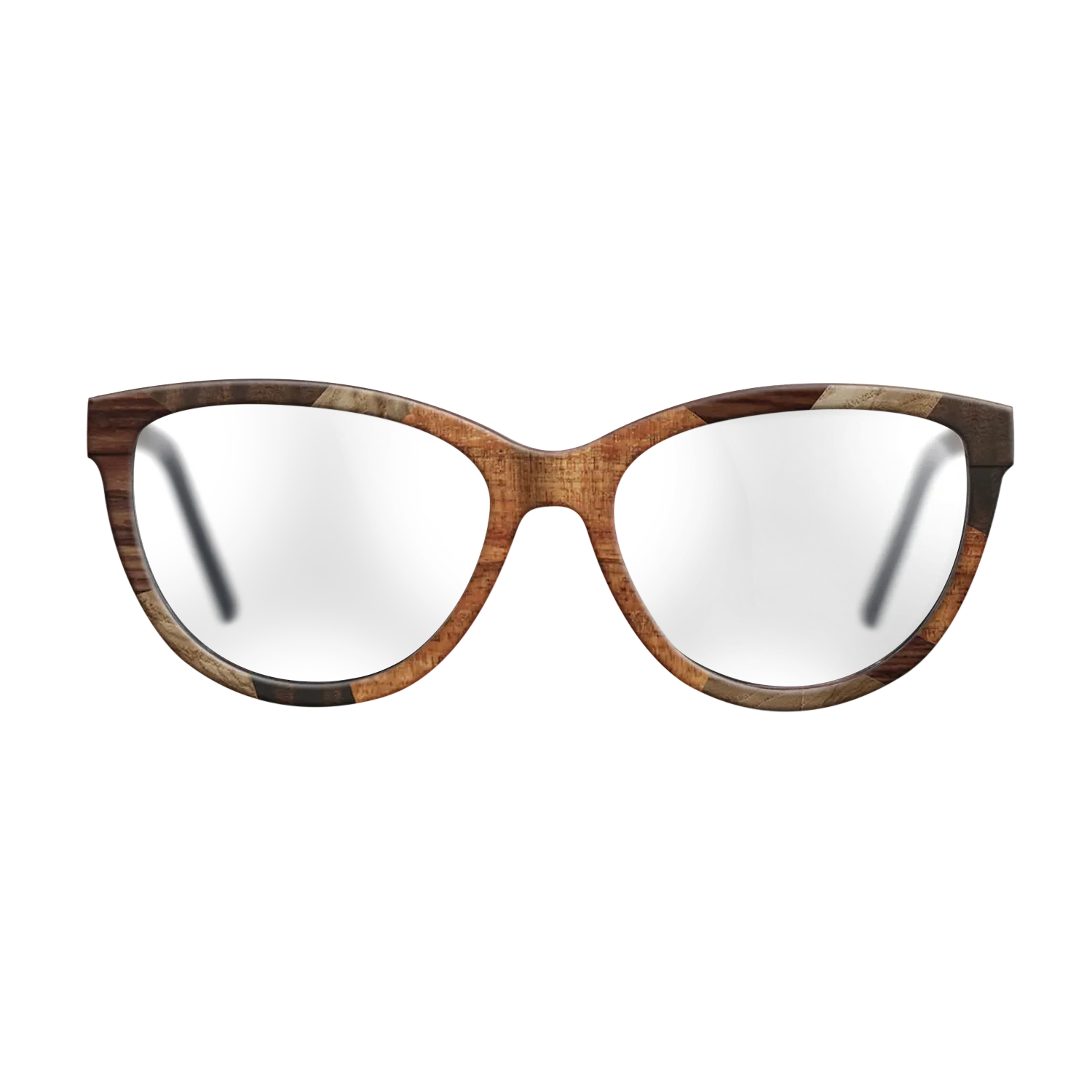 Italian Ebony,Santos Rosewood Dark,Olive Burl,Fumed Eucalyptus,Koa: Mosaic - The Maiden - Cat - 1830 - SIRIS wood optic