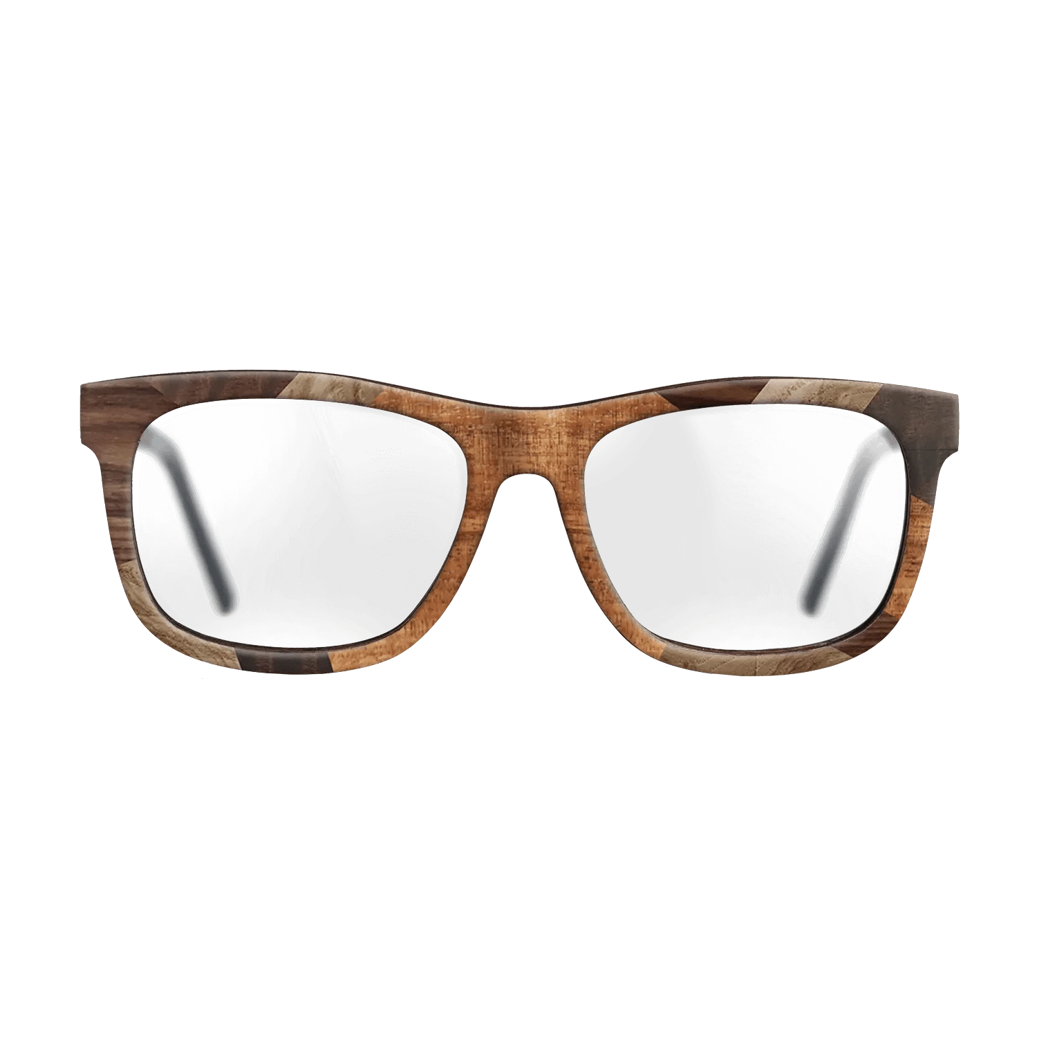 Italian Ebony,Santos Rosewood Dark,Olive Burl,Fumed Eucalyptus,Koa: Mosaic - The Hero - Square - 1830 - SIRIS wood optic