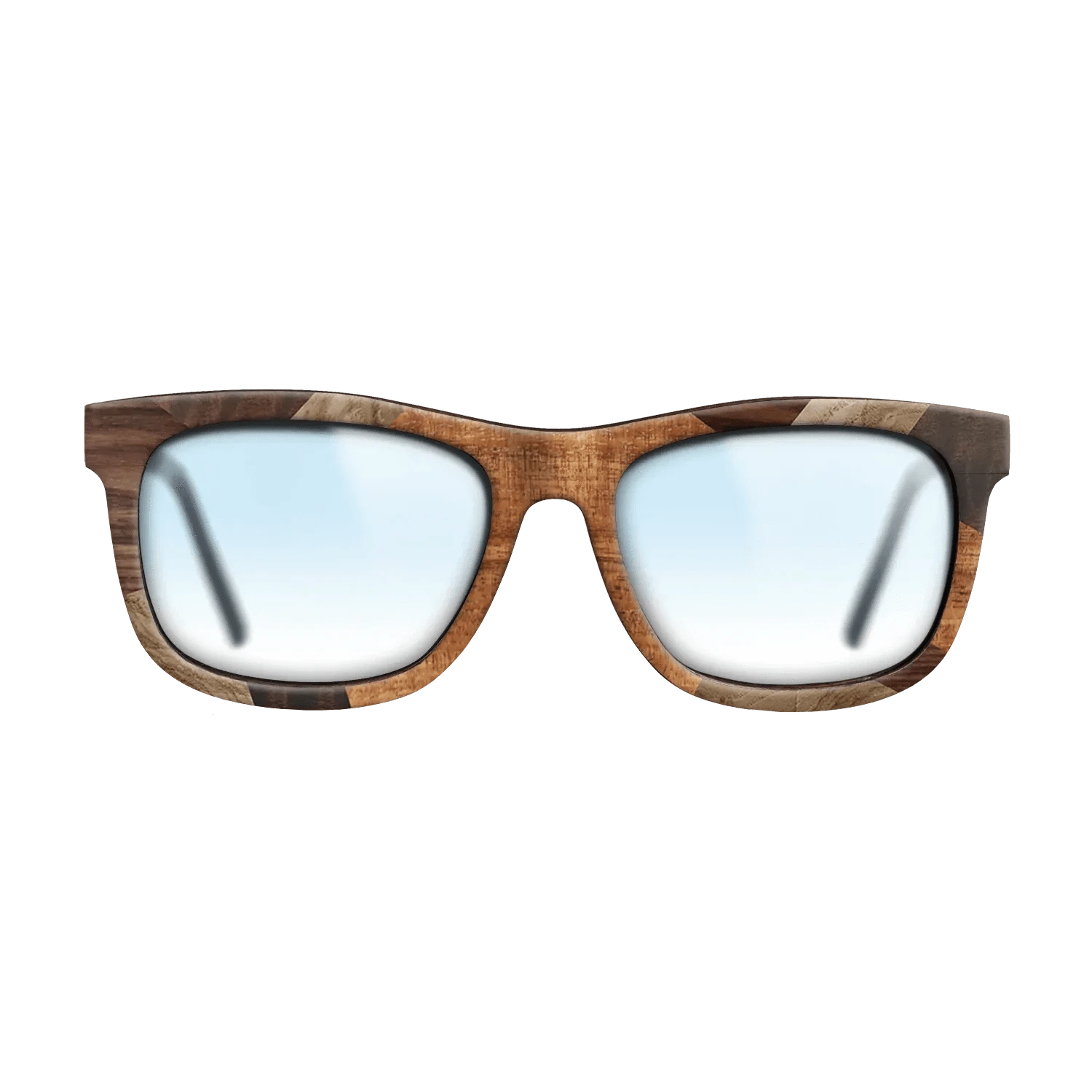 Italian Ebony,Santos Rosewood Dark,Olive Burl,Fumed Eucalyptus,Koa: Mosaic - The Hero - Square - 1830 - SIRIS wood optic