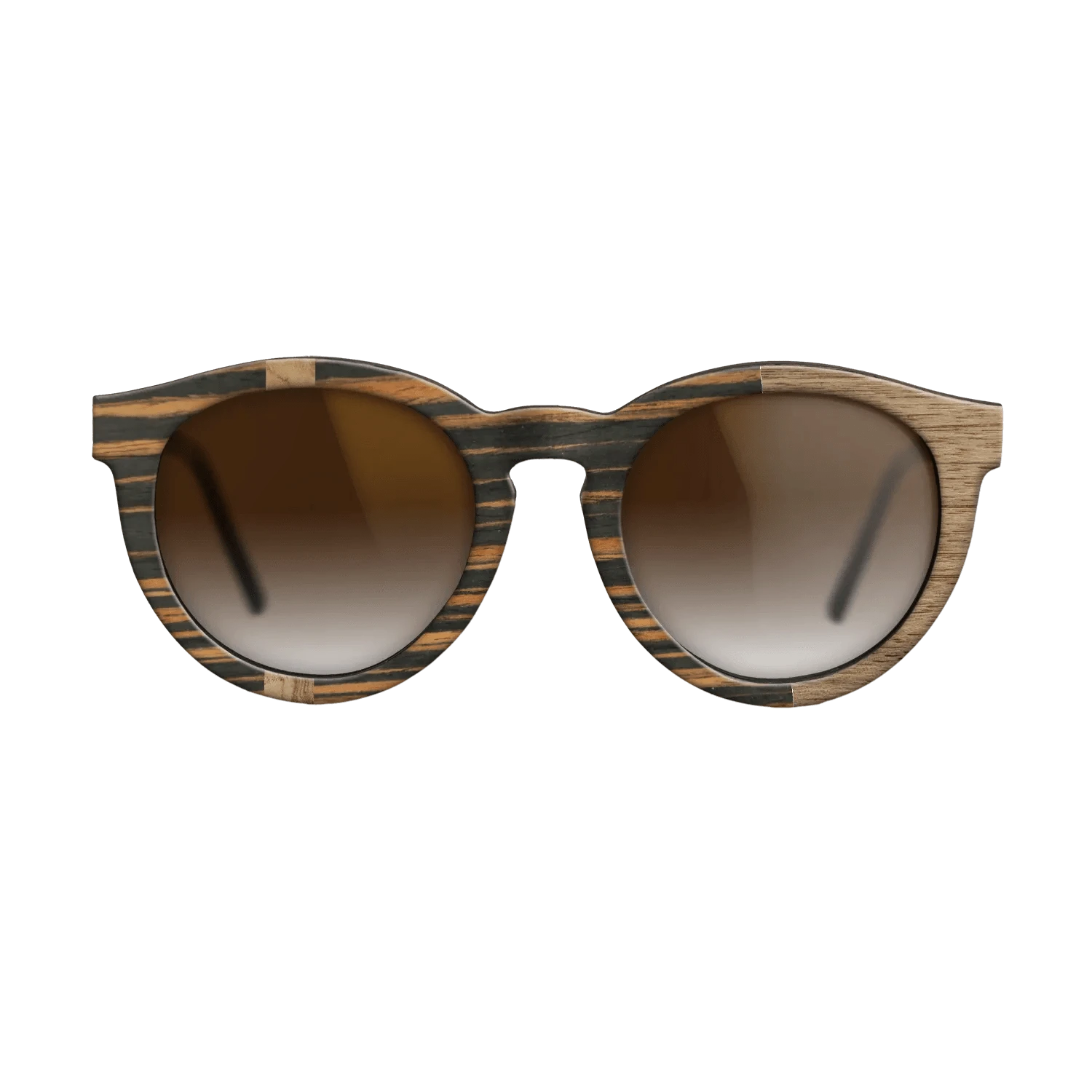 Wenge,Italian Ebony,Olive Burl,Walnut: Straight Grain,Koa: Patch - The Rebel - Round - 1307 - SIRIS wood optic