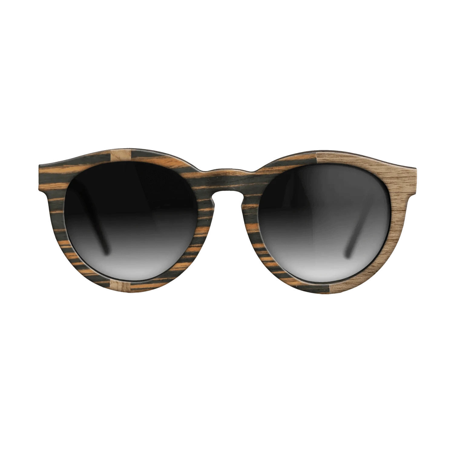 Wenge,Italian Ebony,Olive Burl,Walnut: Straight Grain,Koa: Patch - The Rebel - Round - 1307 - SIRIS wood optic