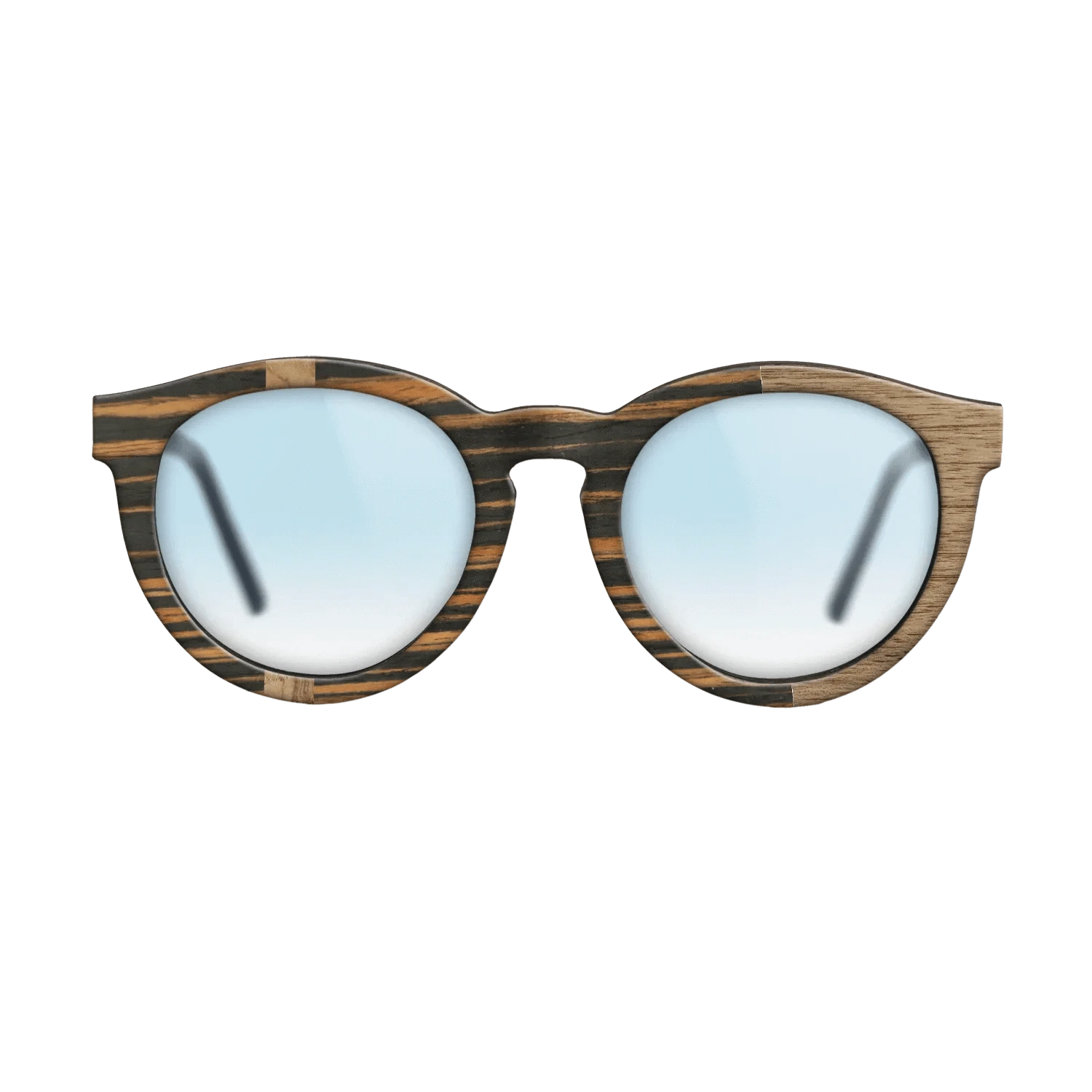 Wenge,Italian Ebony,Olive Burl,Walnut: Straight Grain,Koa: Patch - The Rebel - Round - 1307 - SIRIS wood optic