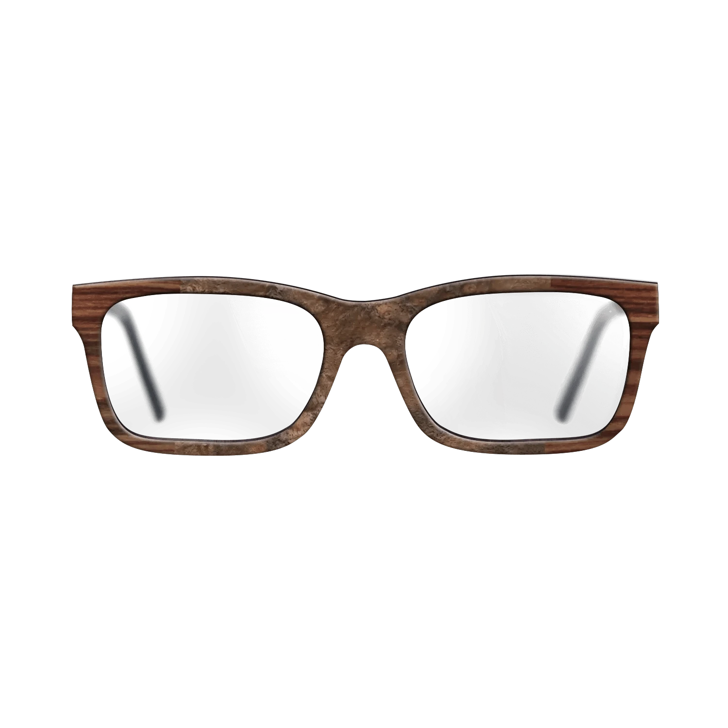 Santos Rosewood Dark,Walnut Claro Dark,Walnut Burl,Kingwood: Patch - The Sage - Rectangle - 1004 - SIRIS wood optic