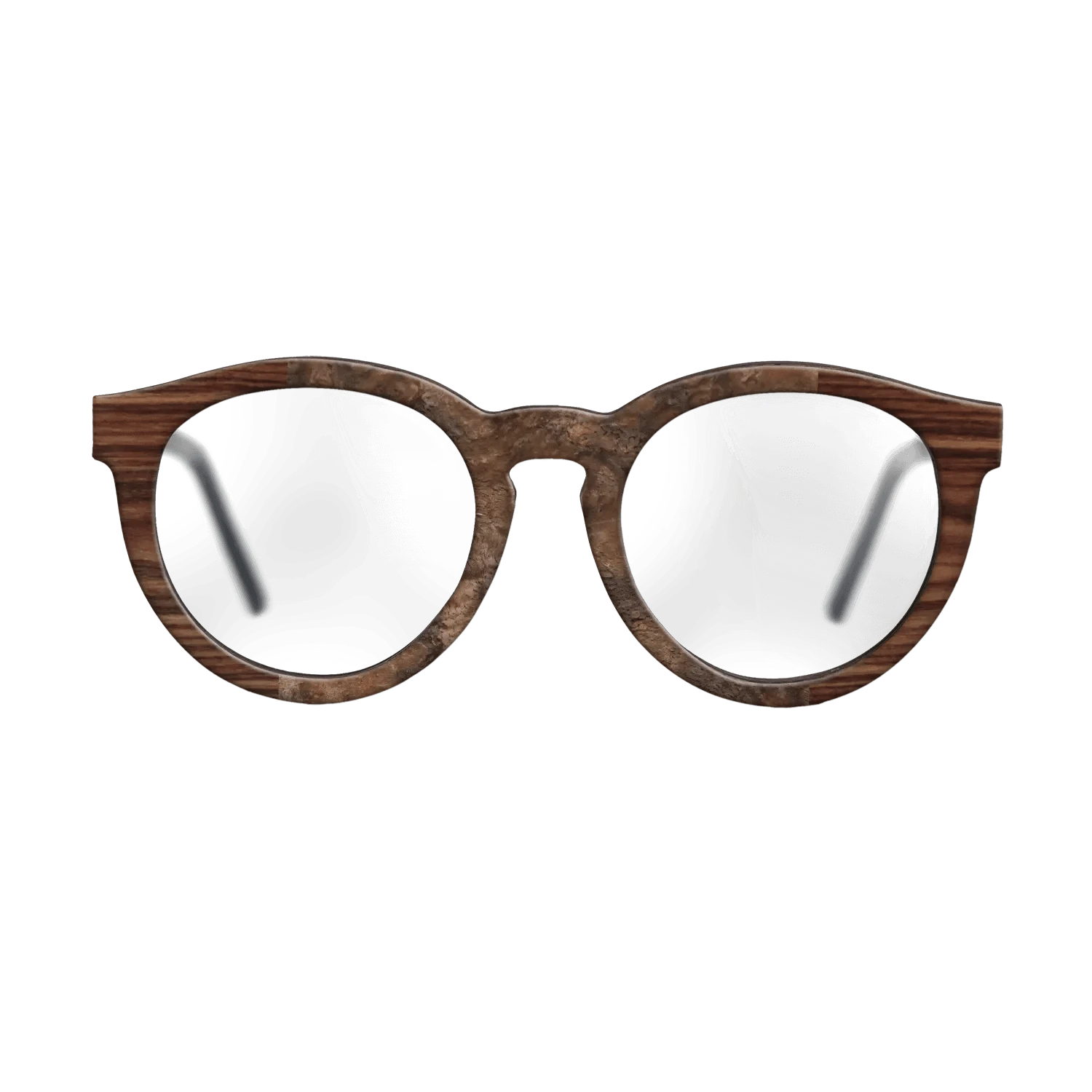 Santos Rosewood Dark,Walnut Claro Dark,Walnut Burl,Kingwood: Patch - The Rebel - Round - 1004 - SIRIS wood optic