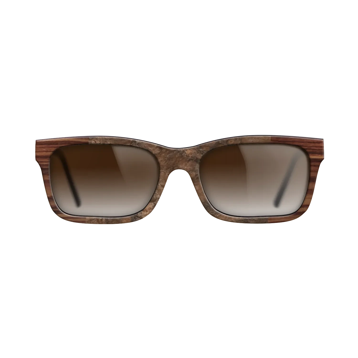 Santos Rosewood Dark,Walnut Claro Dark,Walnut Burl,Kingwood: Patch - The Sage - Rectangle - 1004 - SIRIS wood optic