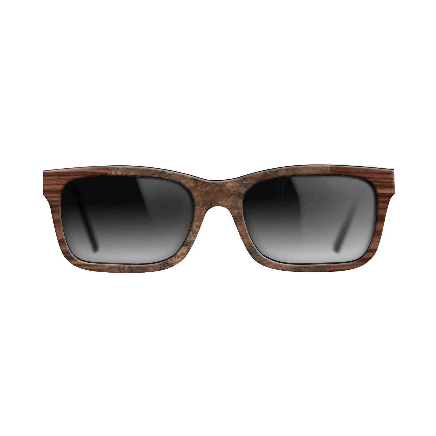 Santos Rosewood Dark,Walnut Claro Dark,Walnut Burl,Kingwood: Patch - The Sage - Rectangle - 1004 - SIRIS wood optic