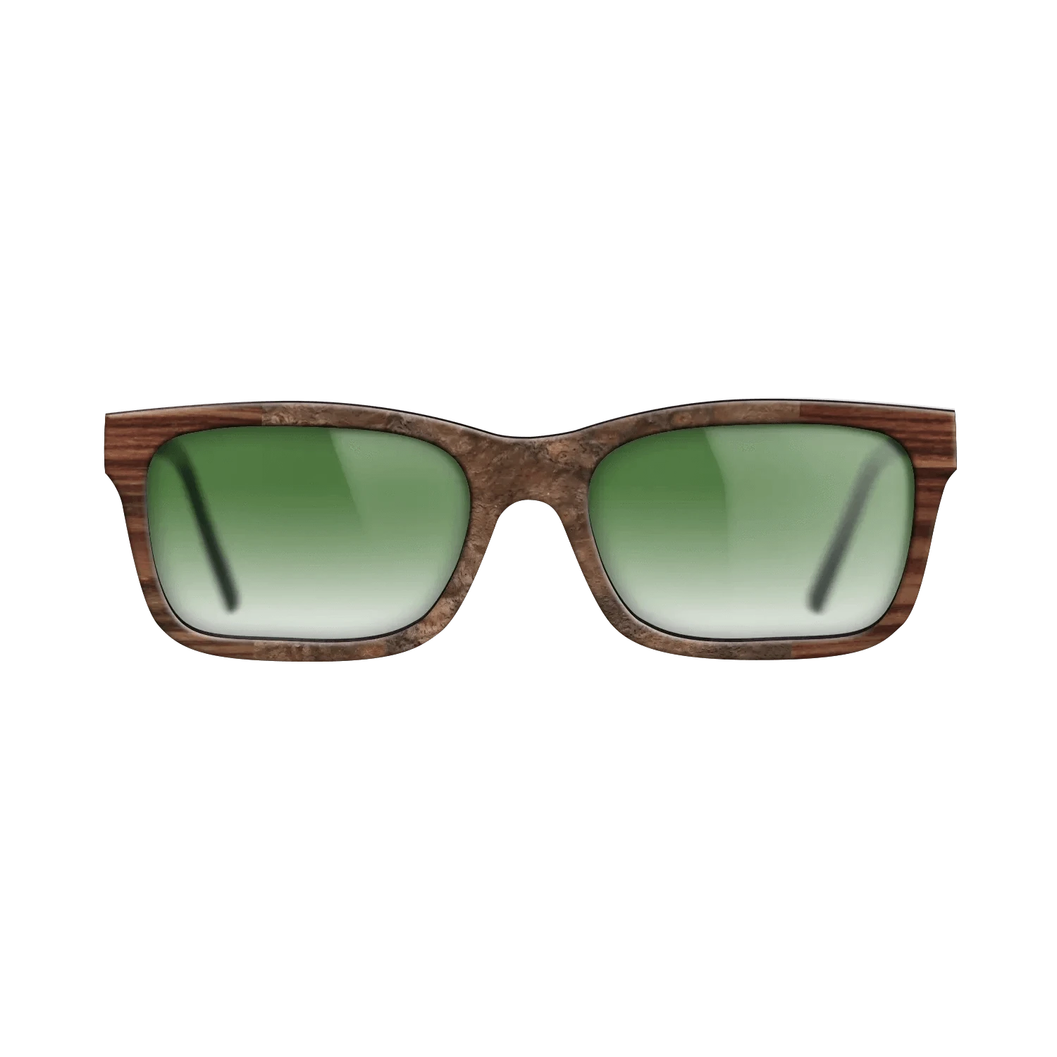 Santos Rosewood Dark,Walnut Claro Dark,Walnut Burl,Kingwood: Patch - The Sage - Rectangle - 1004 - SIRIS wood optic