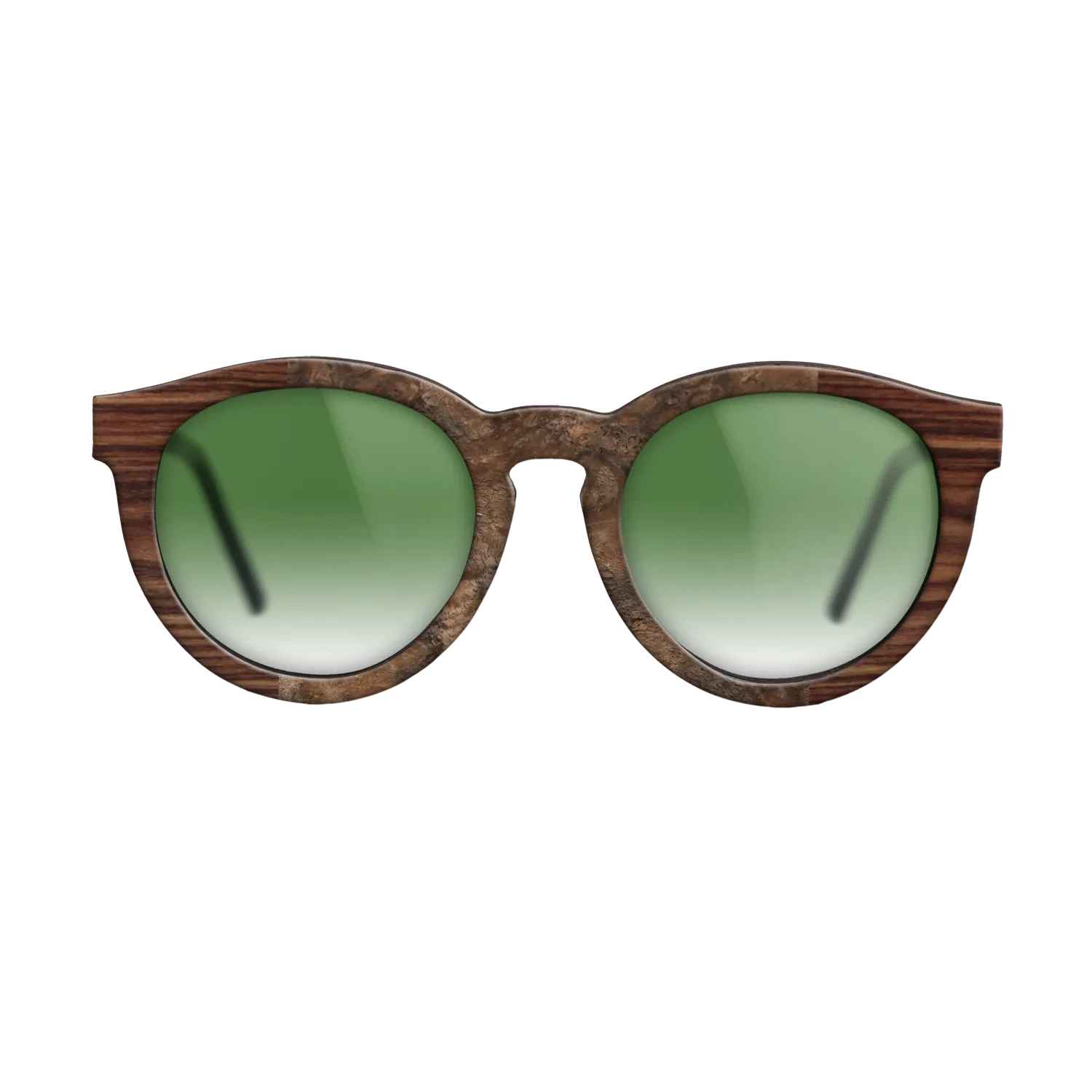 Santos Rosewood Dark,Walnut Claro Dark,Walnut Burl,Kingwood: Patch - The Rebel - Round - 1004 - SIRIS wood optic