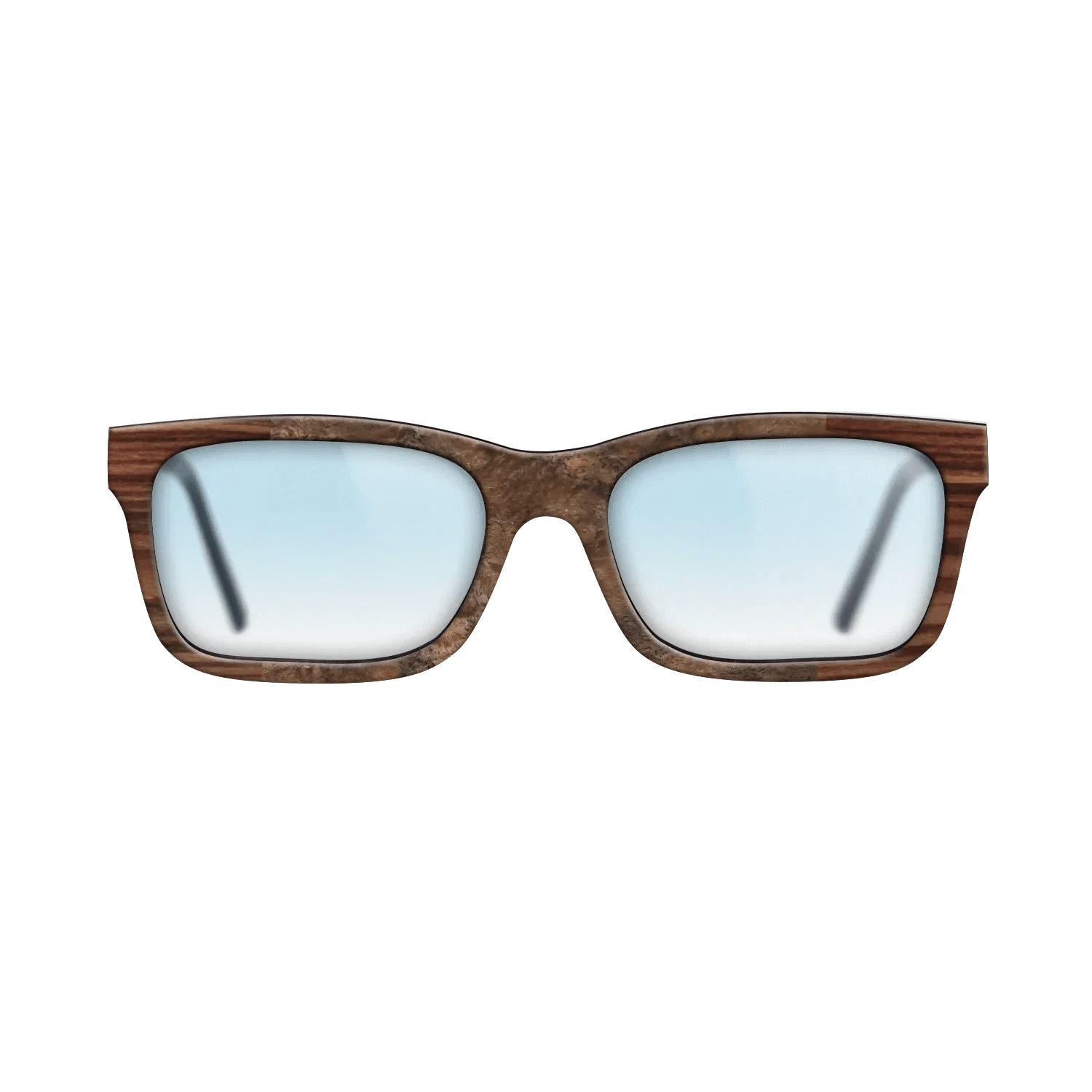 Santos Rosewood Dark,Walnut Claro Dark,Walnut Burl,Kingwood: Patch - The Sage - Rectangle - 1004 - SIRIS wood optic