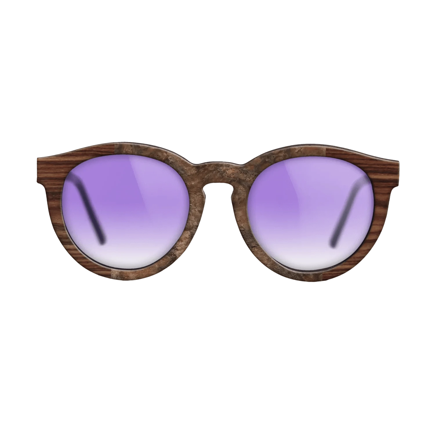 Santos Rosewood Dark,Walnut Claro Dark,Walnut Burl,Kingwood: Patch - The Rebel - Round - 1004 - SIRIS wood optic