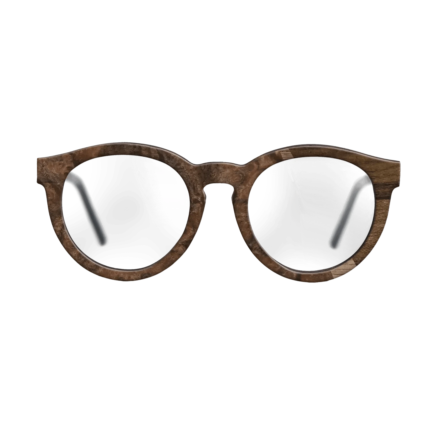 Walnut: Straight Grain,Ziricote Dark Quartered,Walnut Burl: Wedge - The Rebel - Round - 1795 - SIRIS wood optic