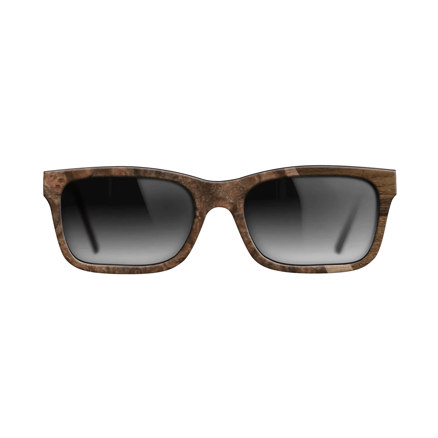 Walnut: Straight Grain,Ziricote Dark Quartered,Walnut Burl: Wedge - The Sage - Rectangle - 1795 - SIRIS wood optic