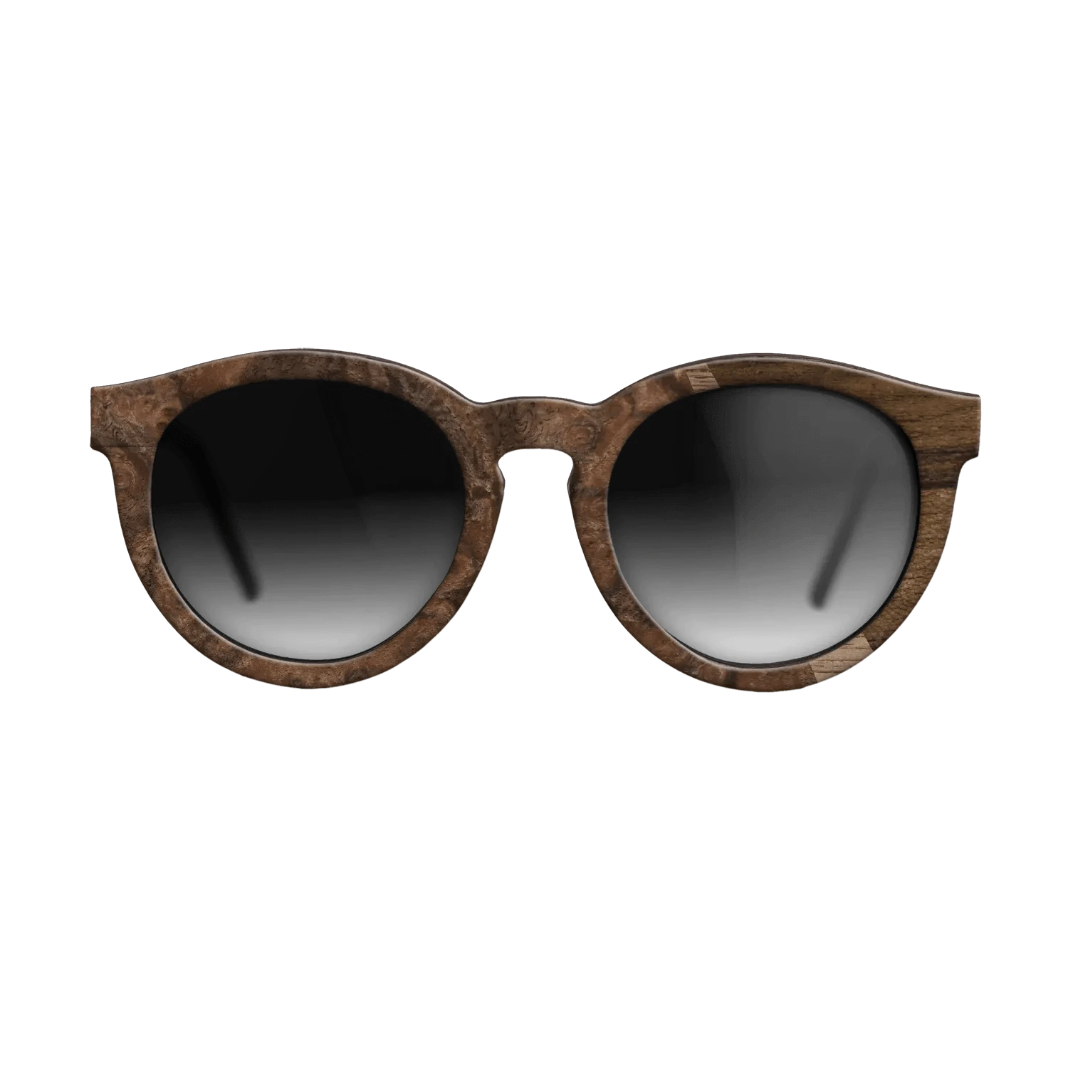 Walnut: Straight Grain,Ziricote Dark Quartered,Walnut Burl: Wedge - The Rebel - Round - 1795 - SIRIS wood optic