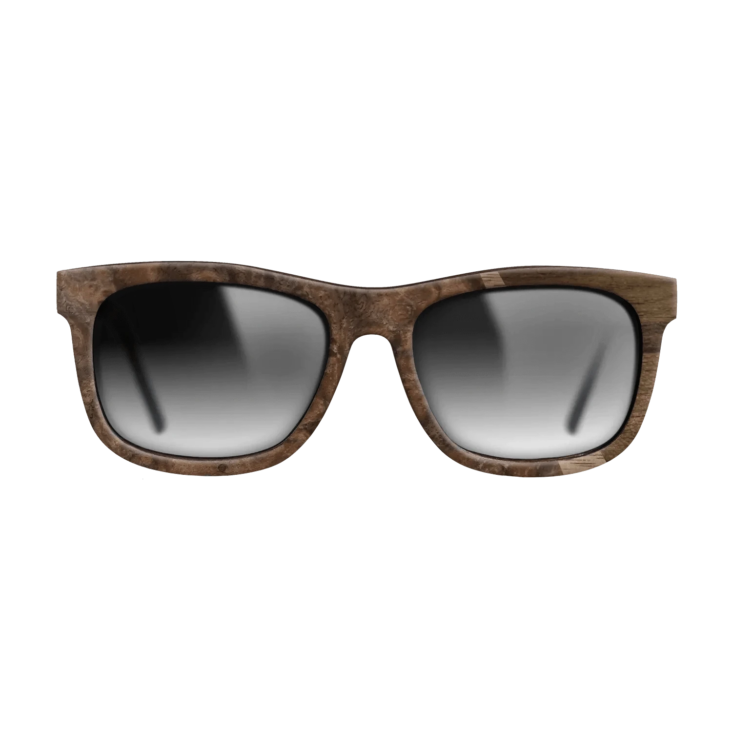 Walnut: Straight Grain,Ziricote Dark Quartered,Walnut Burl: Wedge - The Hero - Square - 1795 - SIRIS wood optic