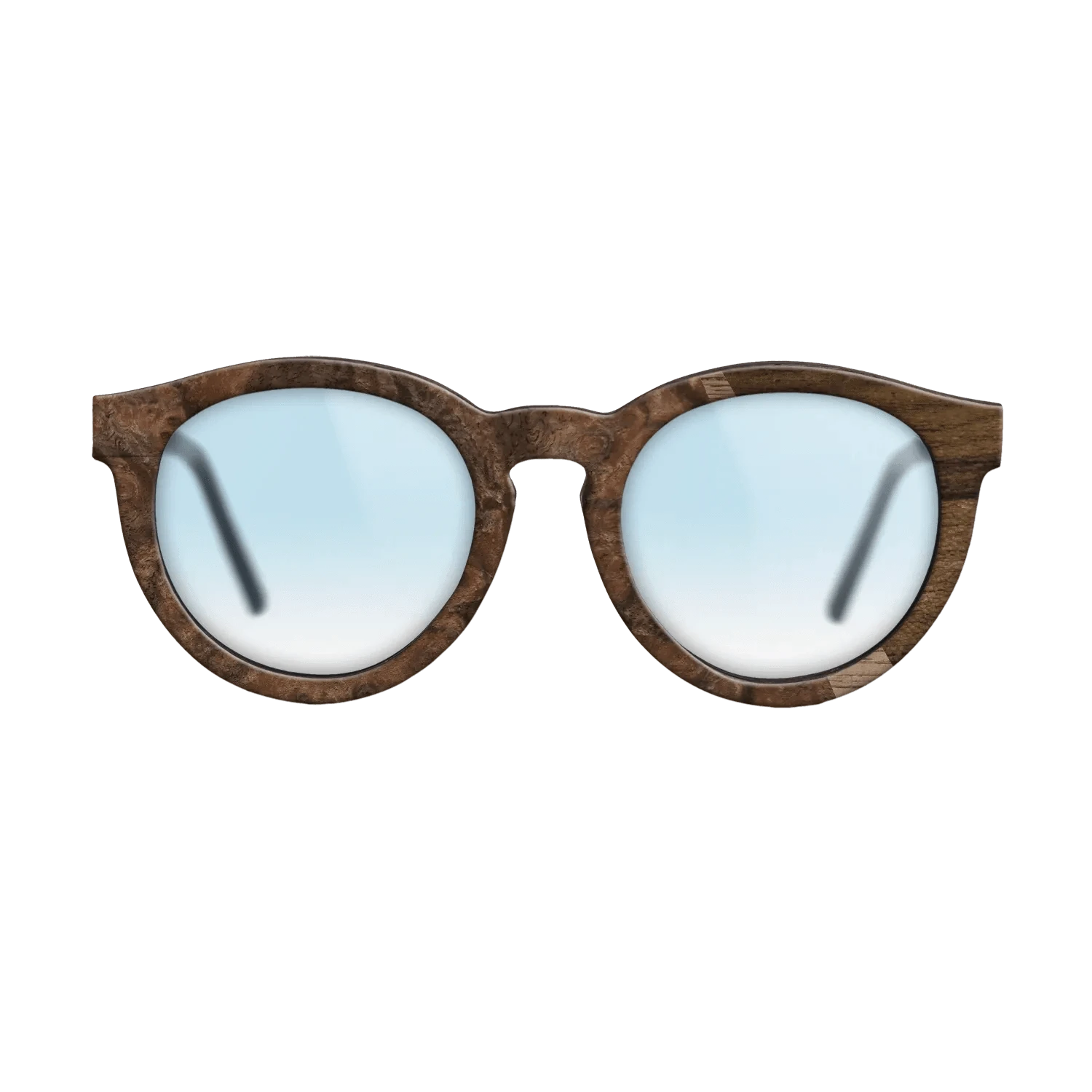 Walnut: Straight Grain,Ziricote Dark Quartered,Walnut Burl: Wedge - The Rebel - Round - 1795 - SIRIS wood optic