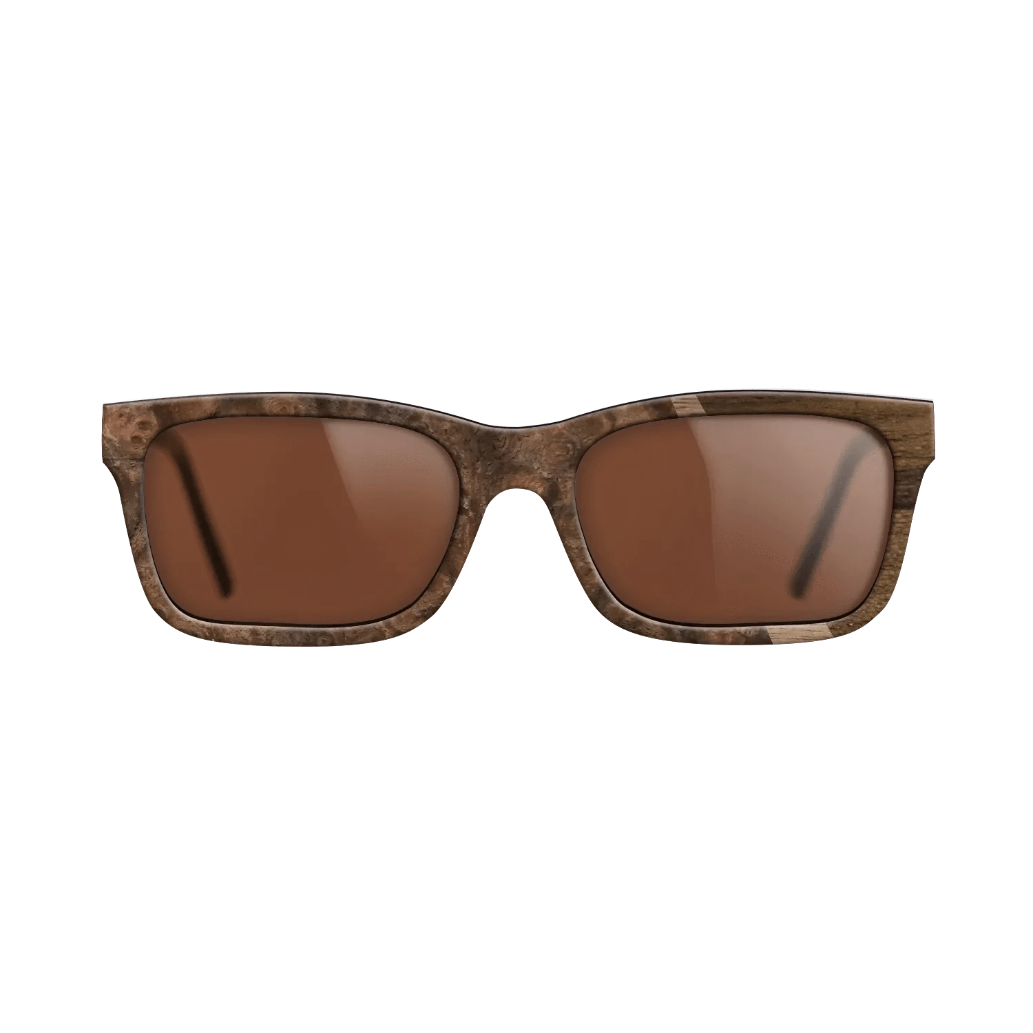 Walnut: Straight Grain,Ziricote Dark Quartered,Walnut Burl: Wedge - The Sage - Rectangle - 1795 - SIRIS wood optic