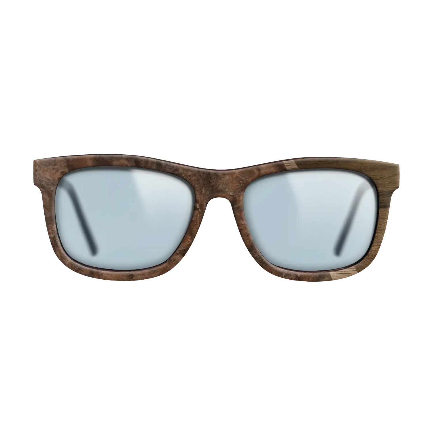 Walnut: Straight Grain,Ziricote Dark Quartered,Walnut Burl: Wedge - The Hero - Square - 1795 - SIRIS wood optic