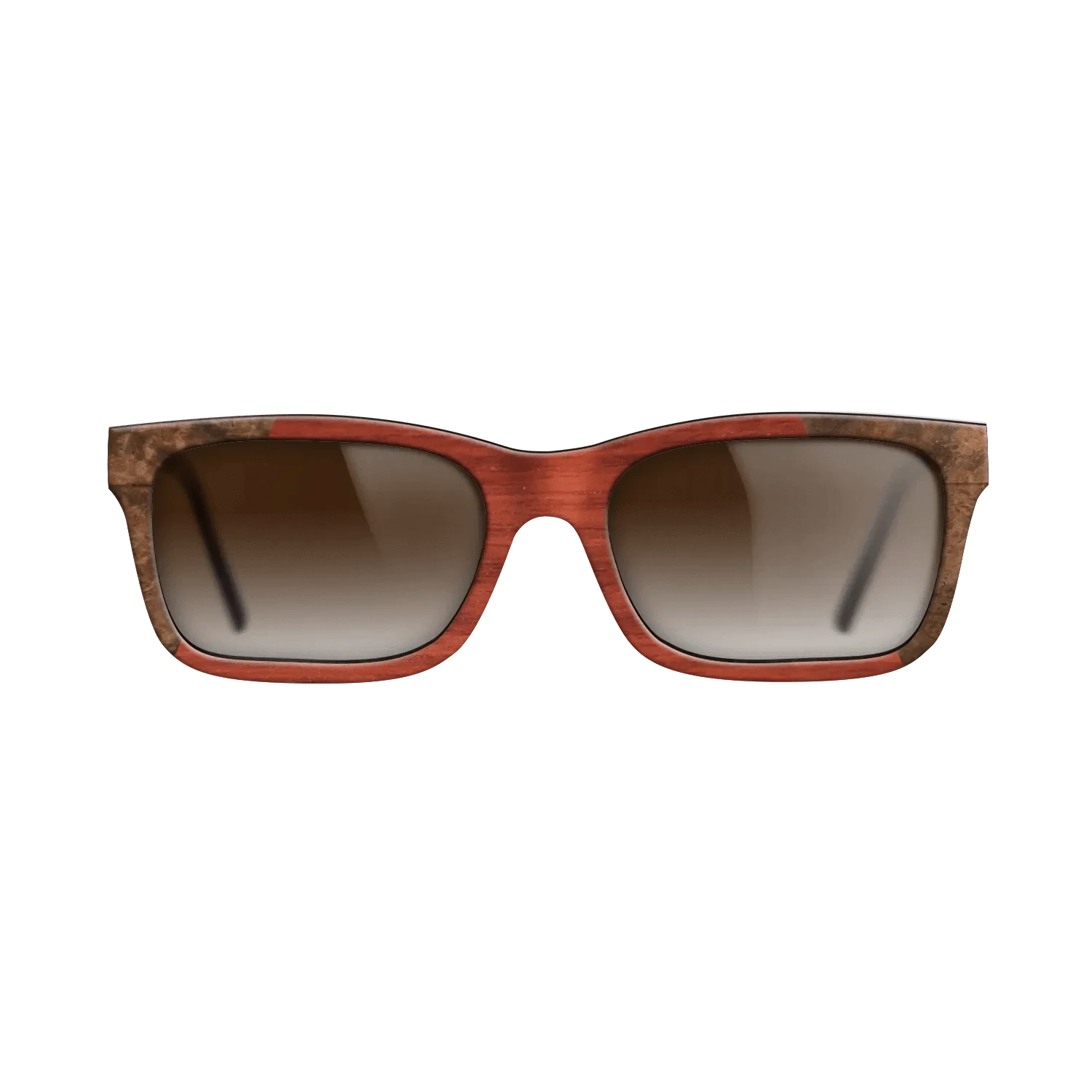 Koa,Walnut Burl,Poplar Dyed: Red: Recursive - The Sage - Rectangle - 970 - SIRIS wood optic