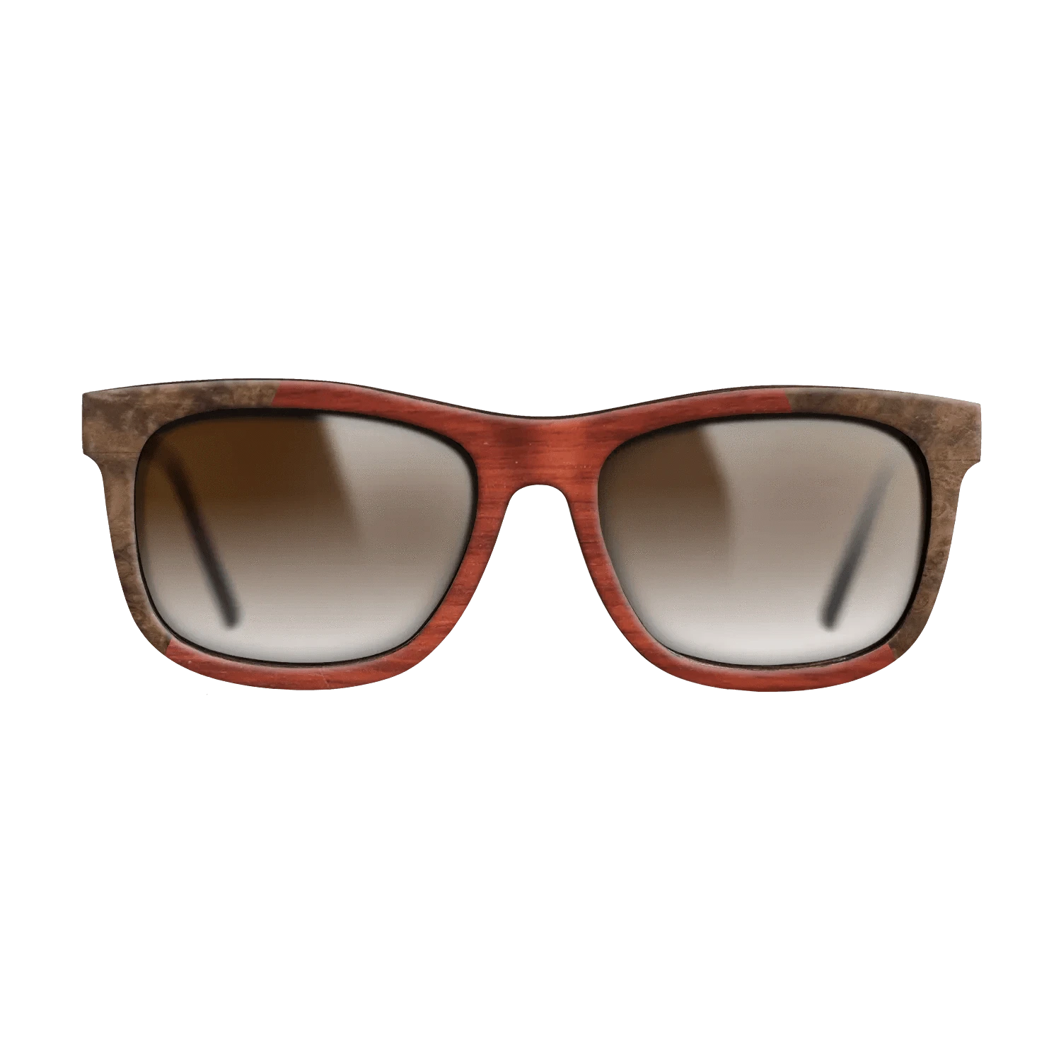 Koa,Walnut Burl,Poplar Dyed: Red: Recursive - The Hero - Square - 970 - SIRIS wood optic