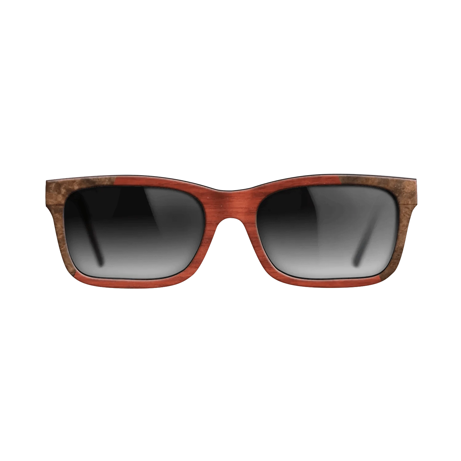 Koa,Walnut Burl,Poplar Dyed: Red: Recursive - The Sage - Rectangle - 970 - SIRIS wood optic