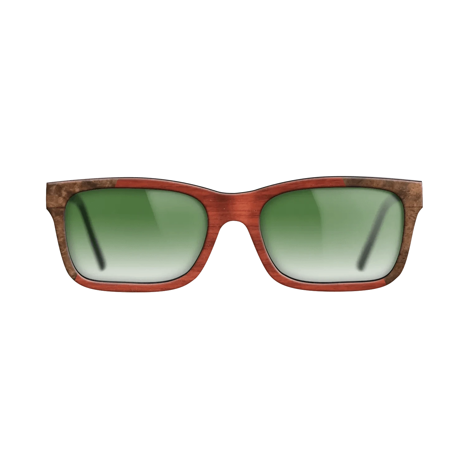 Koa,Walnut Burl,Poplar Dyed: Red: Recursive - The Sage - Rectangle - 970 - SIRIS wood optic