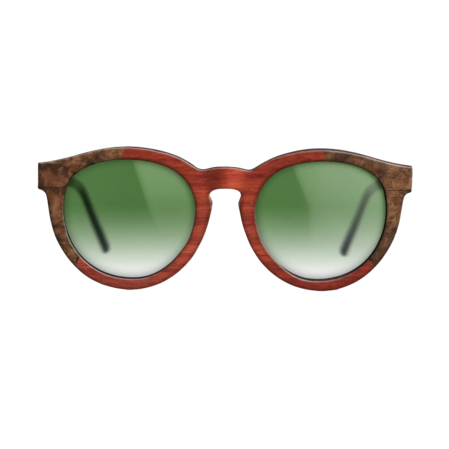 Koa,Walnut Burl,Poplar Dyed: Red: Recursive - The Rebel - Round - 970 - SIRIS wood optic