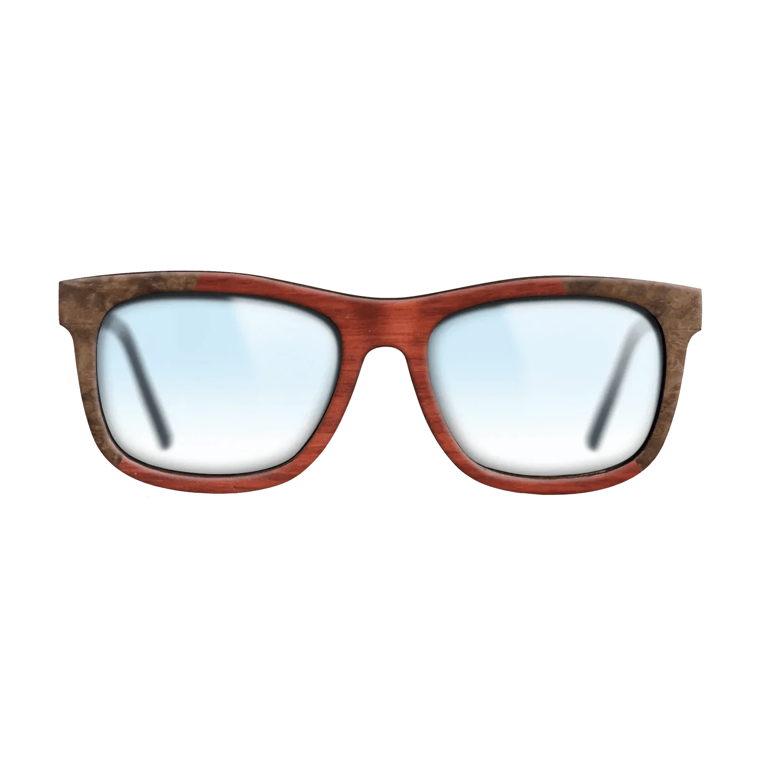 Koa,Walnut Burl,Poplar Dyed: Red: Recursive - The Hero - Square - 970 - SIRIS wood optic