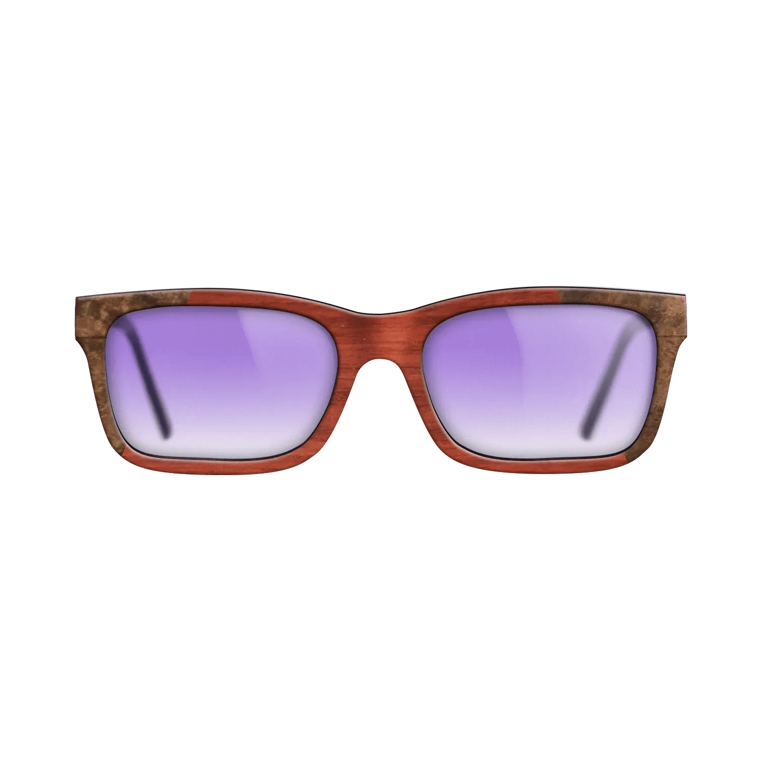 Koa,Walnut Burl,Poplar Dyed: Red: Recursive - The Sage - Rectangle - 970 - SIRIS wood optic