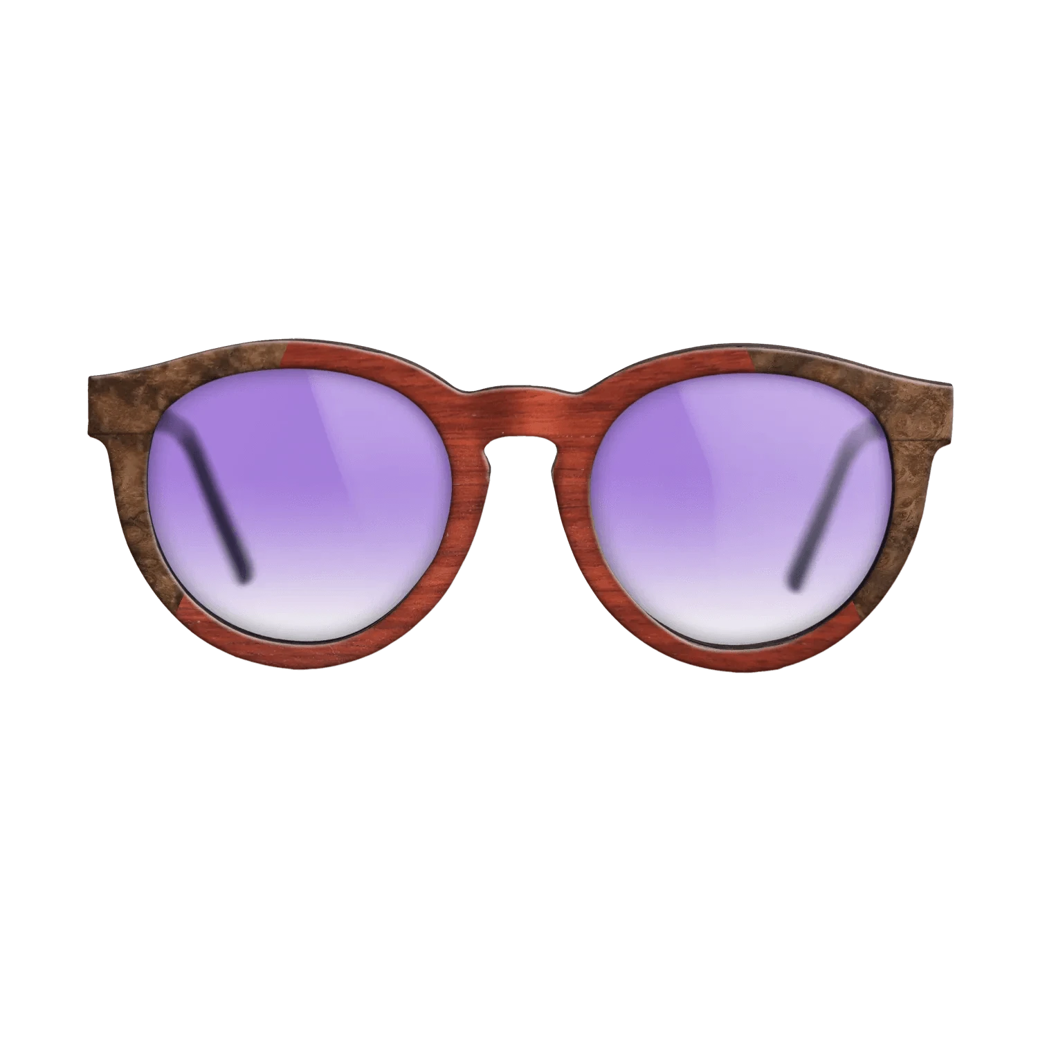 Koa,Walnut Burl,Poplar Dyed: Red: Recursive - The Rebel - Round - 970 - SIRIS wood optic