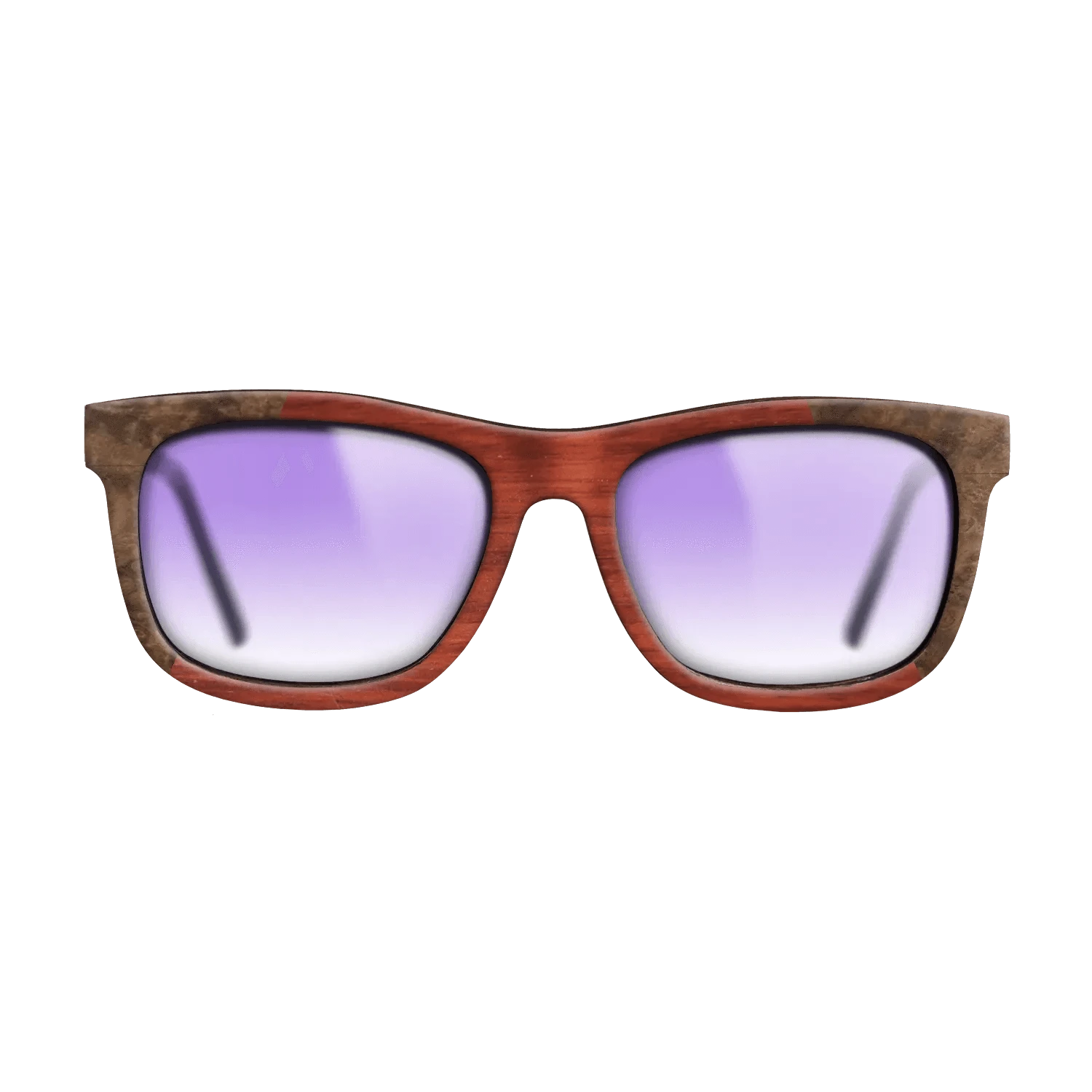 Koa,Walnut Burl,Poplar Dyed: Red: Recursive - The Hero - Square - 970 - SIRIS wood optic